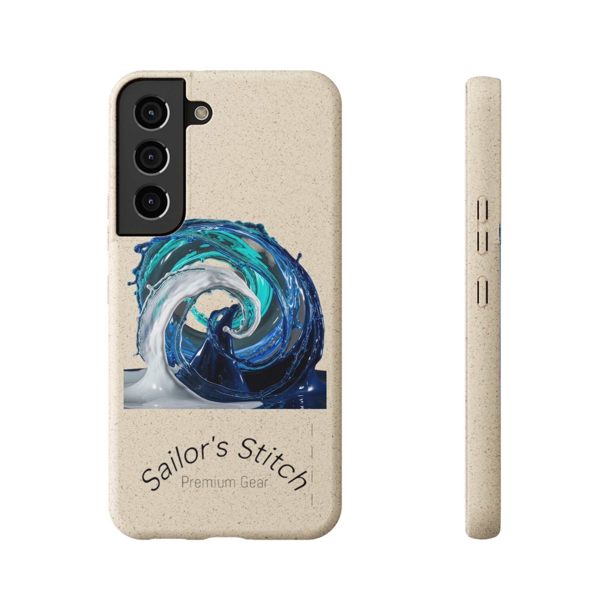 Eco-Friendly Sailboat iPhone or Samsung Phone Case | Biodegradable Case, Ocean Gift, Sustainable Accessories, Nature-Inspired Phone Cover
