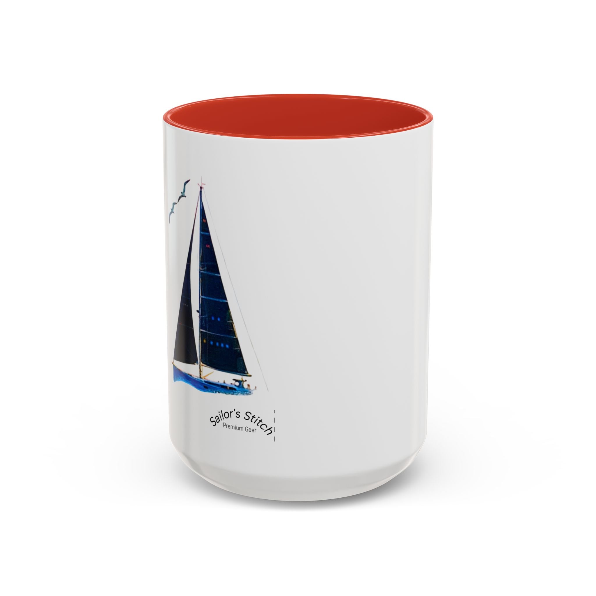 Sailing Yacht Mug, Nautical Coffee Cup, Ocean Lover Gift, Sailboat Tea Mug, Maritime Kitchen Decor, Sailor Mugs, Beach Theme Cup