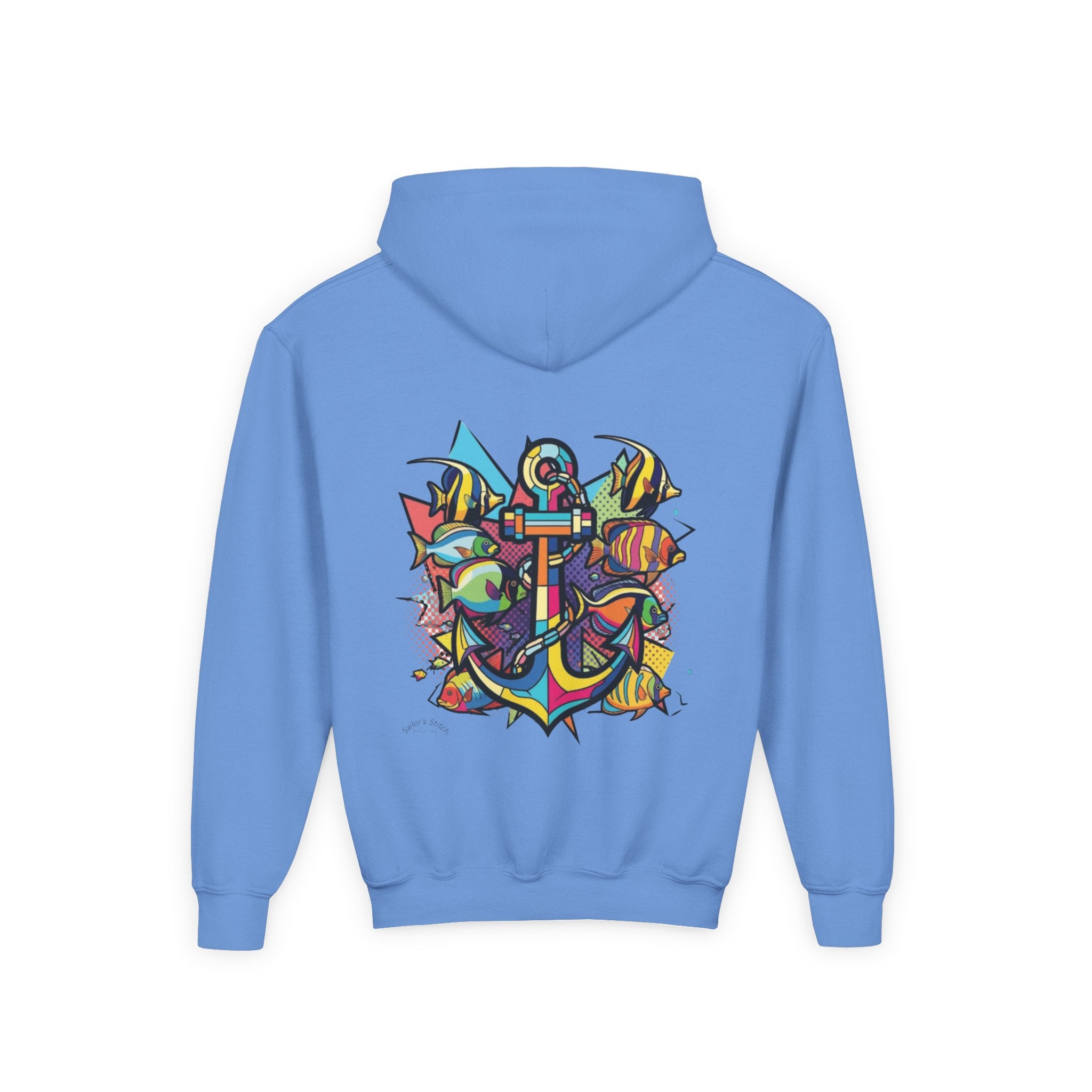 Copy of Youth Sailing Yacht, Double-sided print Sailing Heavy Blend Hoodie - Nautical Sweatshirt for Ocean Lovers, Sailors, Sea Enthusiasts - Boat Adventure Jumper, Maritime Pullover,