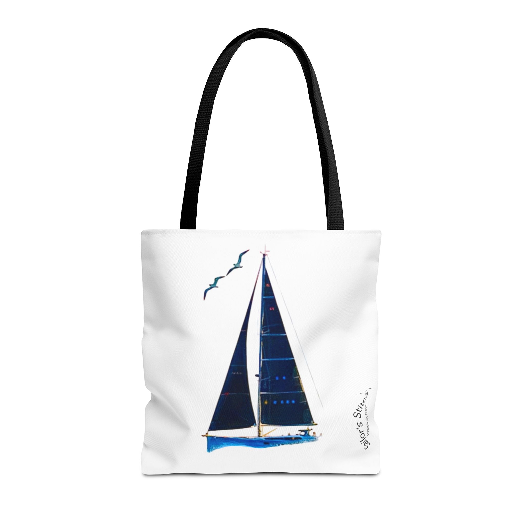 Sailor’s Stitch Yacht Art Anchor Tote Sack Bag, Beach Bag, Summer Accessory, Nautical Gift, Reusable Shopping Tote, Art Print Handbag, Nautical accessories, Sailor’s sack bag,