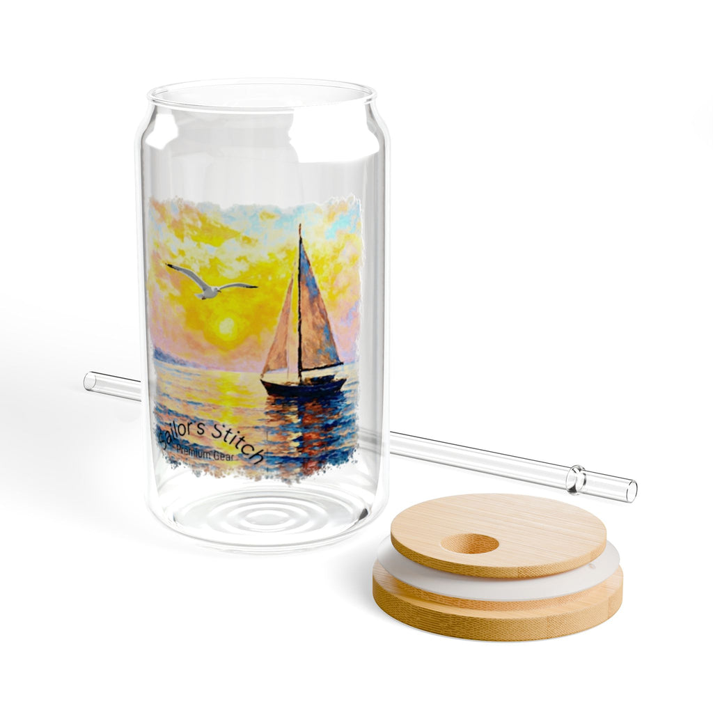 Sailor’s Sipping Glass, Nautical Coastal Decor, Ocean Lover Tumbler, Beach House Gift, Summer Yacht Party Cup, Boating Enthusiast Drinkware, Galley accessories
