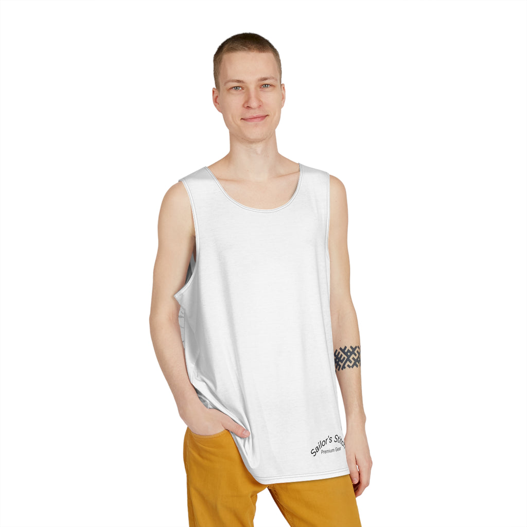 Sailing Men's Tank Top, Summer Apparel, Ocean Vibes, Beachwear, Gift for Him, Casual Wear