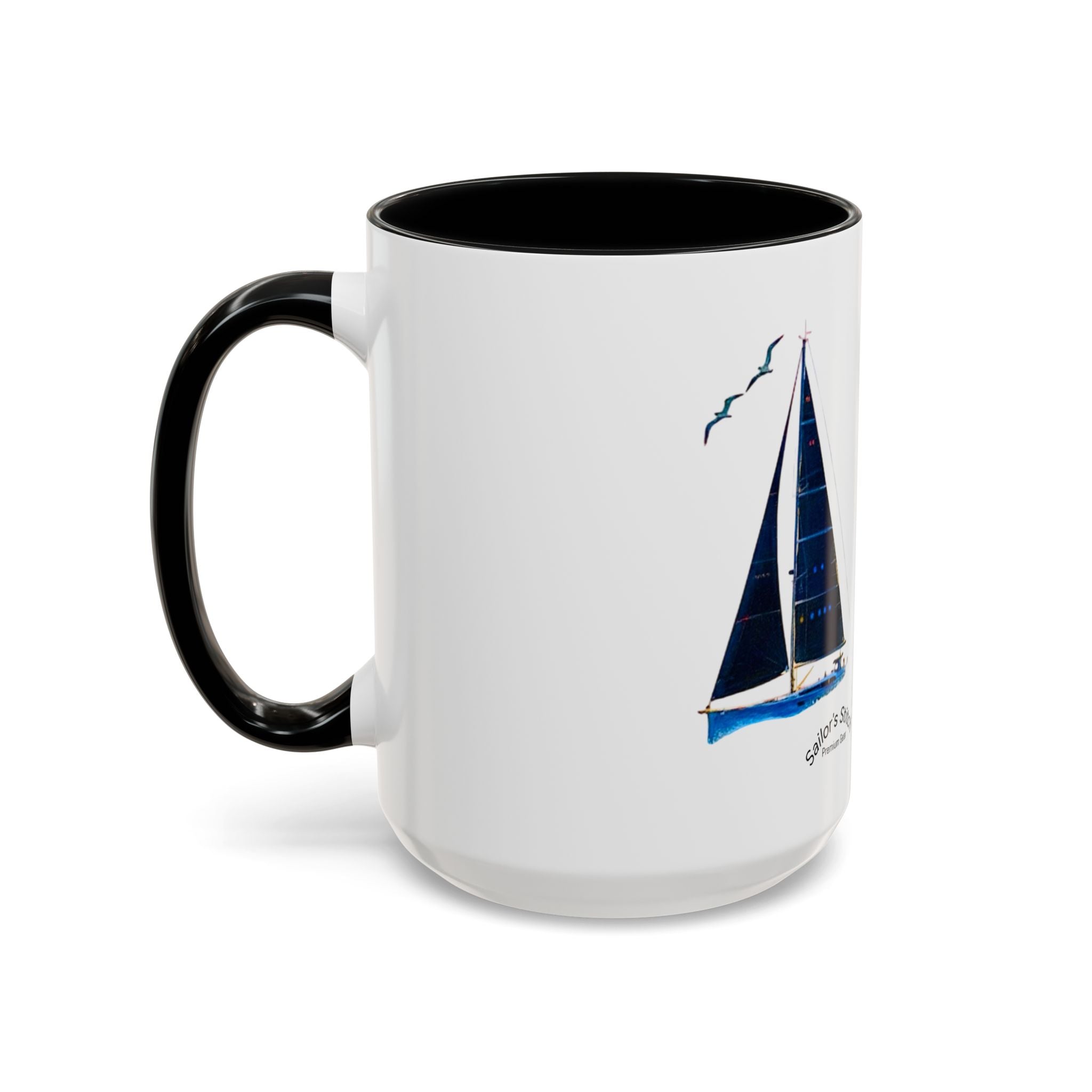 Sailing Yacht Mug, Nautical Coffee Cup, Ocean Lover Gift, Sailboat Tea Mug, Maritime Kitchen Decor, Sailor Mugs, Beach Theme Cup, Galley accessories
