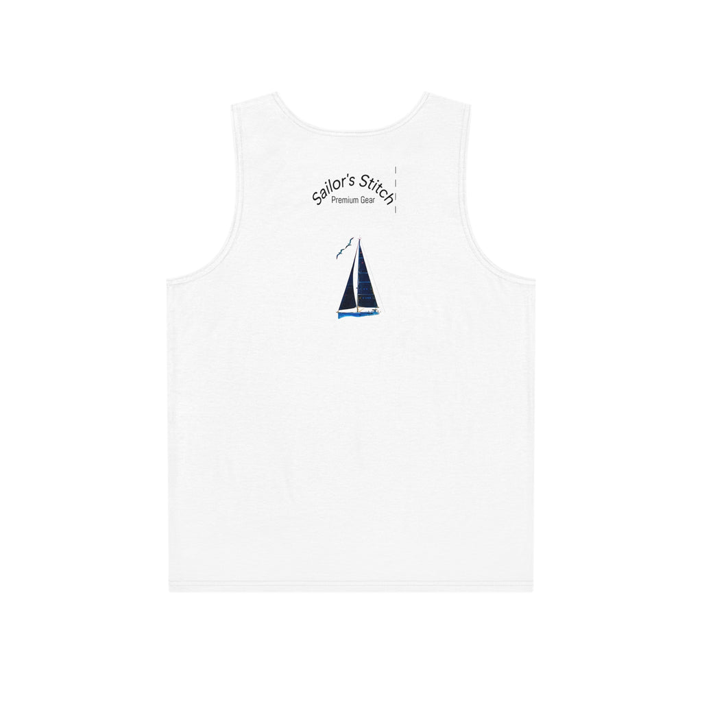Sailor Men's Outdoor Adventure Tank Top, Sailing Graphic Tee, Summer Vibes Apparel, Beach Wear, Gift for Travelers, Festival Clothes, Sailing apparel