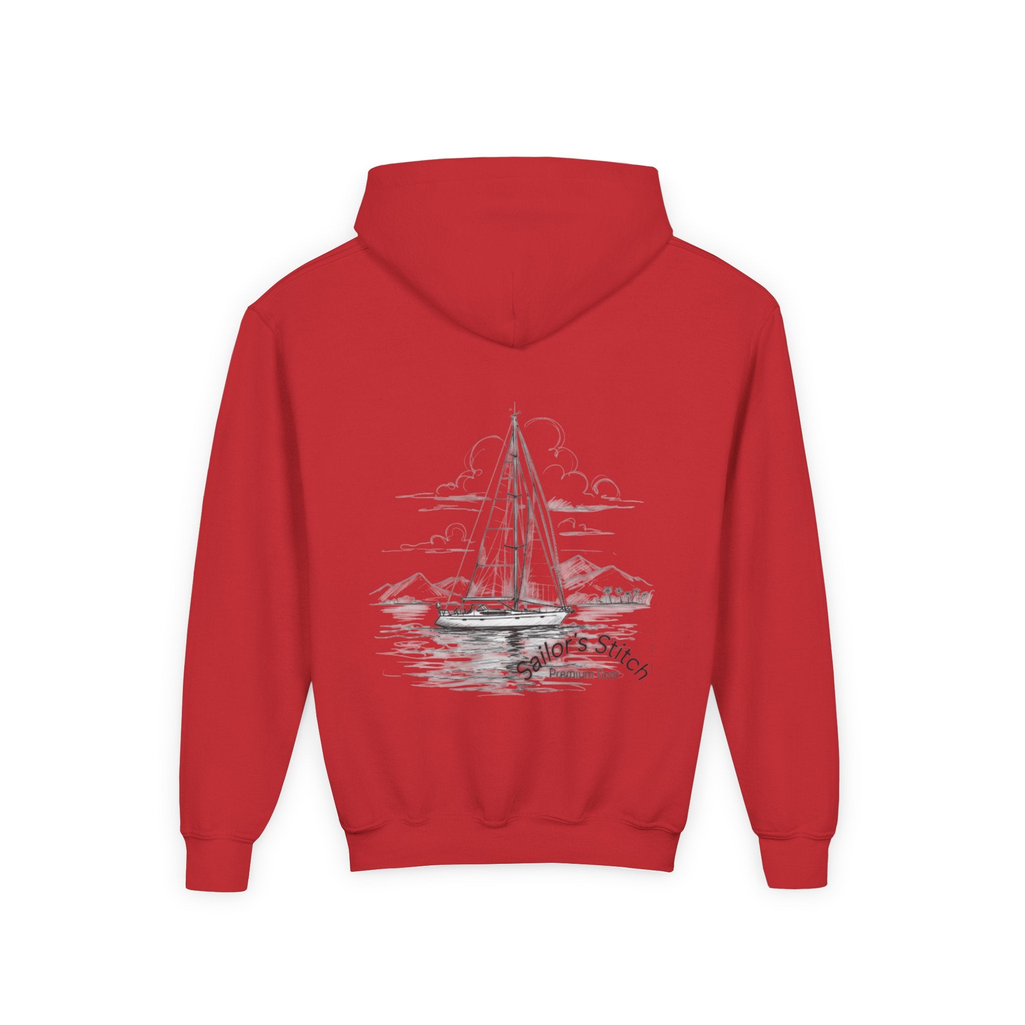 Junior Sailing Heavy Blend Hoodie - Nautical Sweatshirt for Ocean Lovers, Sailors, Youth Sea Enthusiasts - Boat Adventure Jumper, Maritime Pullover, Kids nautical apparel