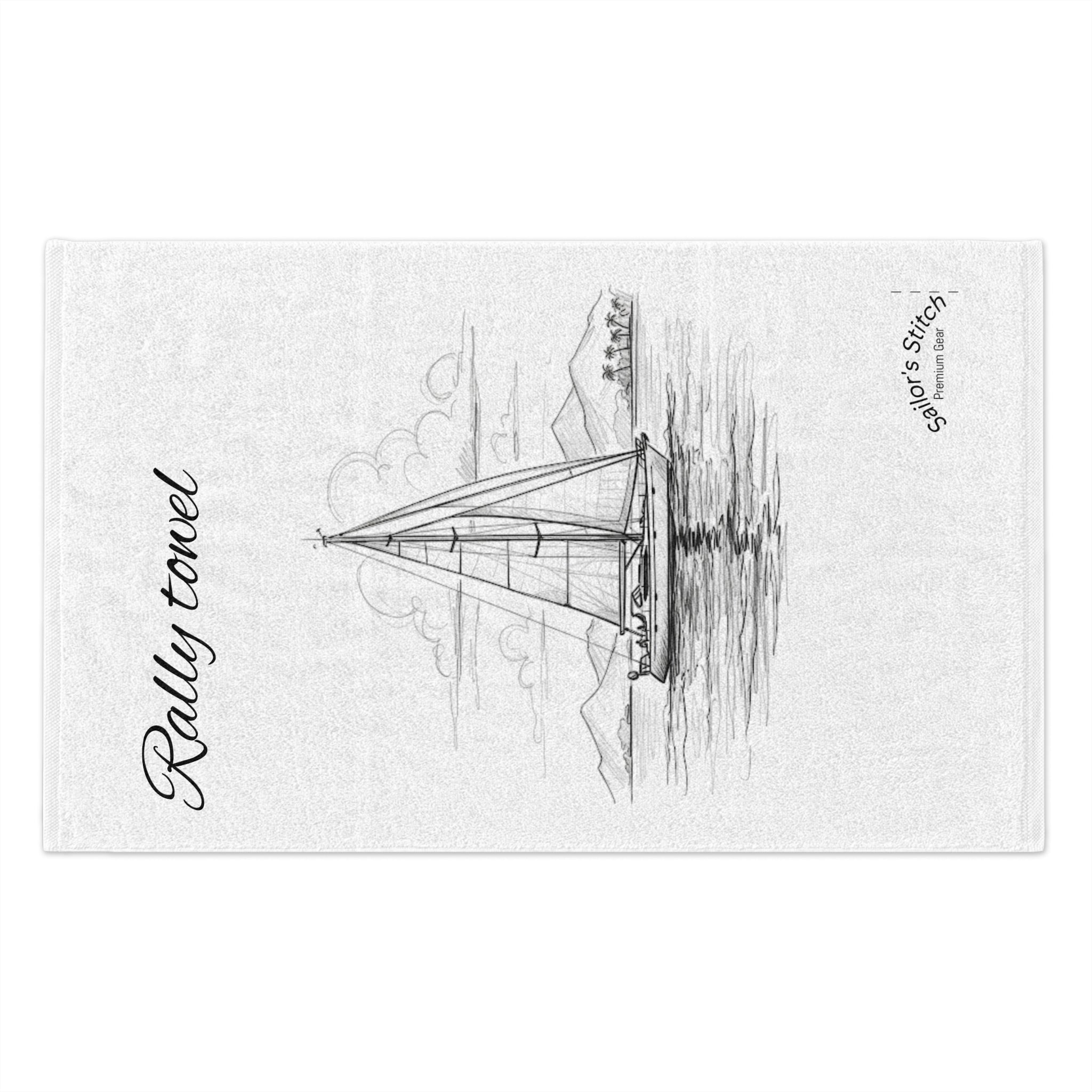 Sailors Rally Towel - Beach Decor, Outdoor Events, Gifts for Sailors, Summer Fun, Nautical Accessories