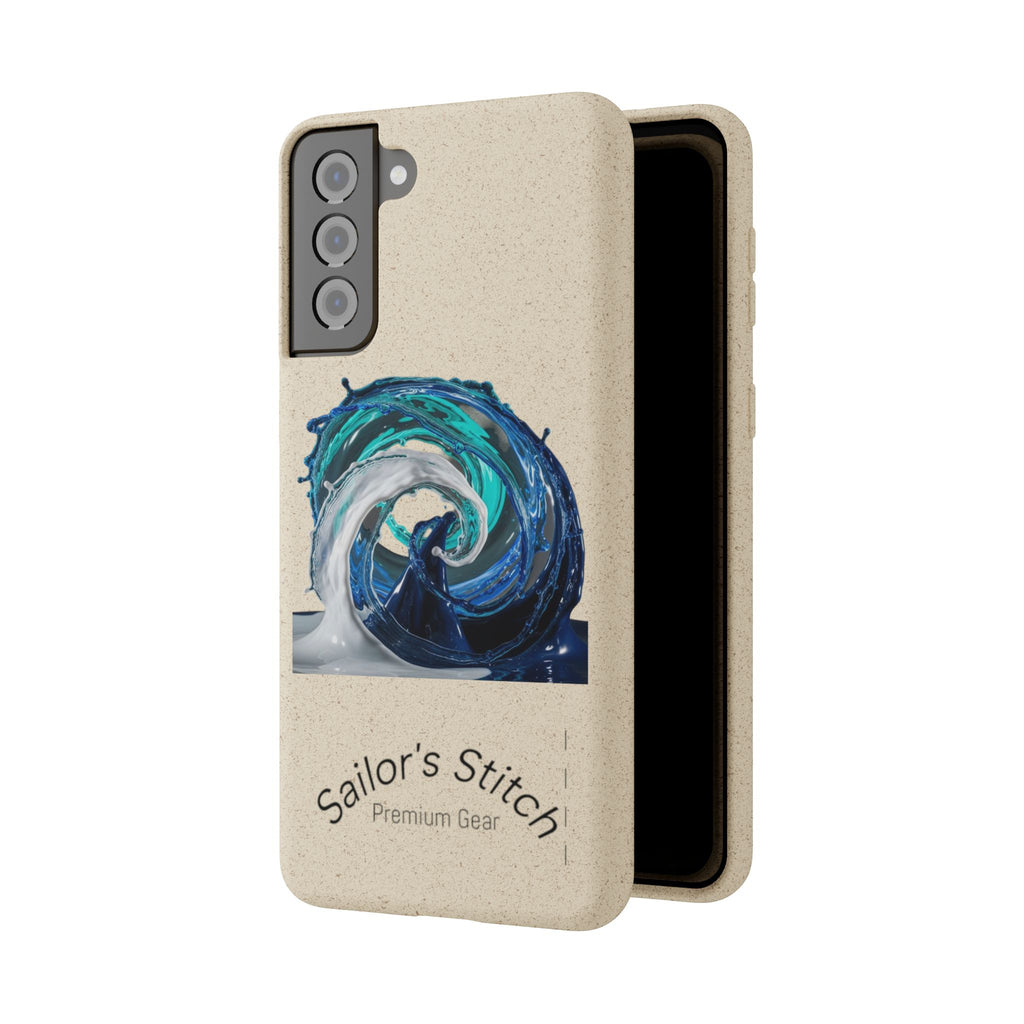 Eco-Friendly Sailboat iPhone or Samsung Phone Case | Biodegradable Case, Ocean Gift, Sustainable Accessories, Nature-Inspired Phone Cover