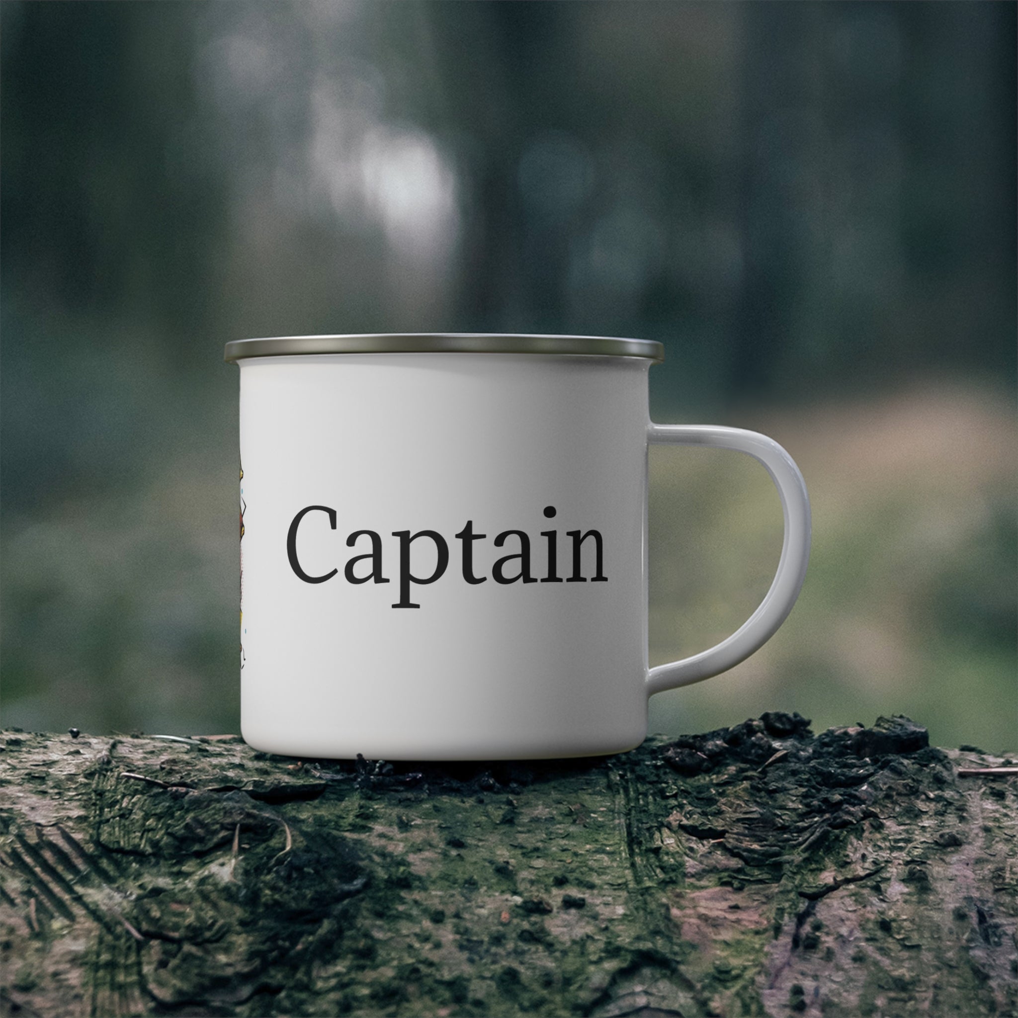Pop Art Anchor Captains Enamel Mug, Nautical Sailboat Cup, Ocean Adventure Gift, Camping Coffee Mug, Outdoor Enamel Mug, Coastal Drinkware, Galley Accessories