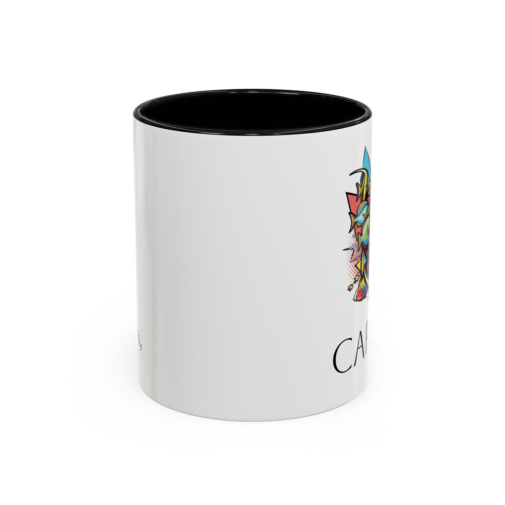 Sailors Pop Art Anchor Captain Mug, Nautical Coffee Cup, Sea Lover Gift, Ship Captain Tea Mug, Coastal Decor Galley Accessories