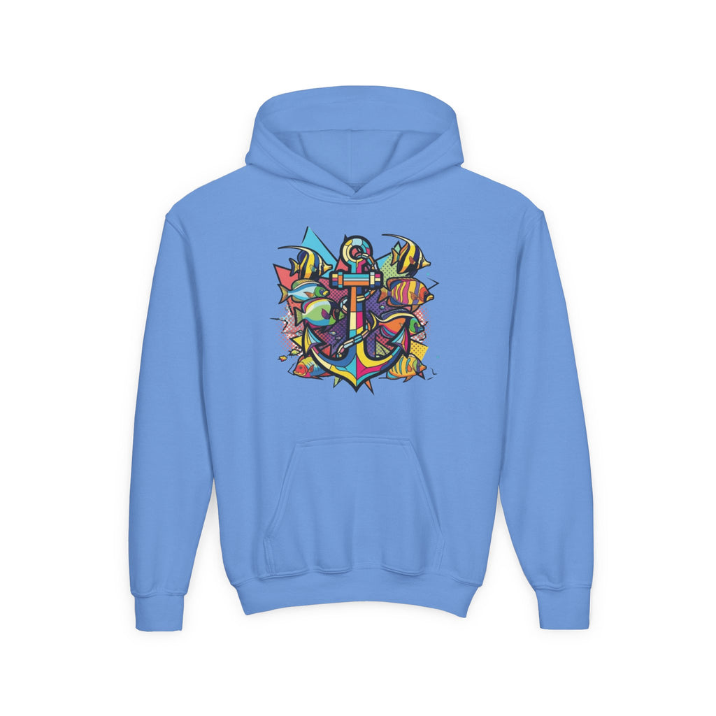Copy of Youth Sailing Yacht, Double-sided print Sailing Heavy Blend Hoodie - Nautical Sweatshirt for Ocean Lovers, Sailors, Sea Enthusiasts - Boat Adventure Jumper, Maritime Pullover,