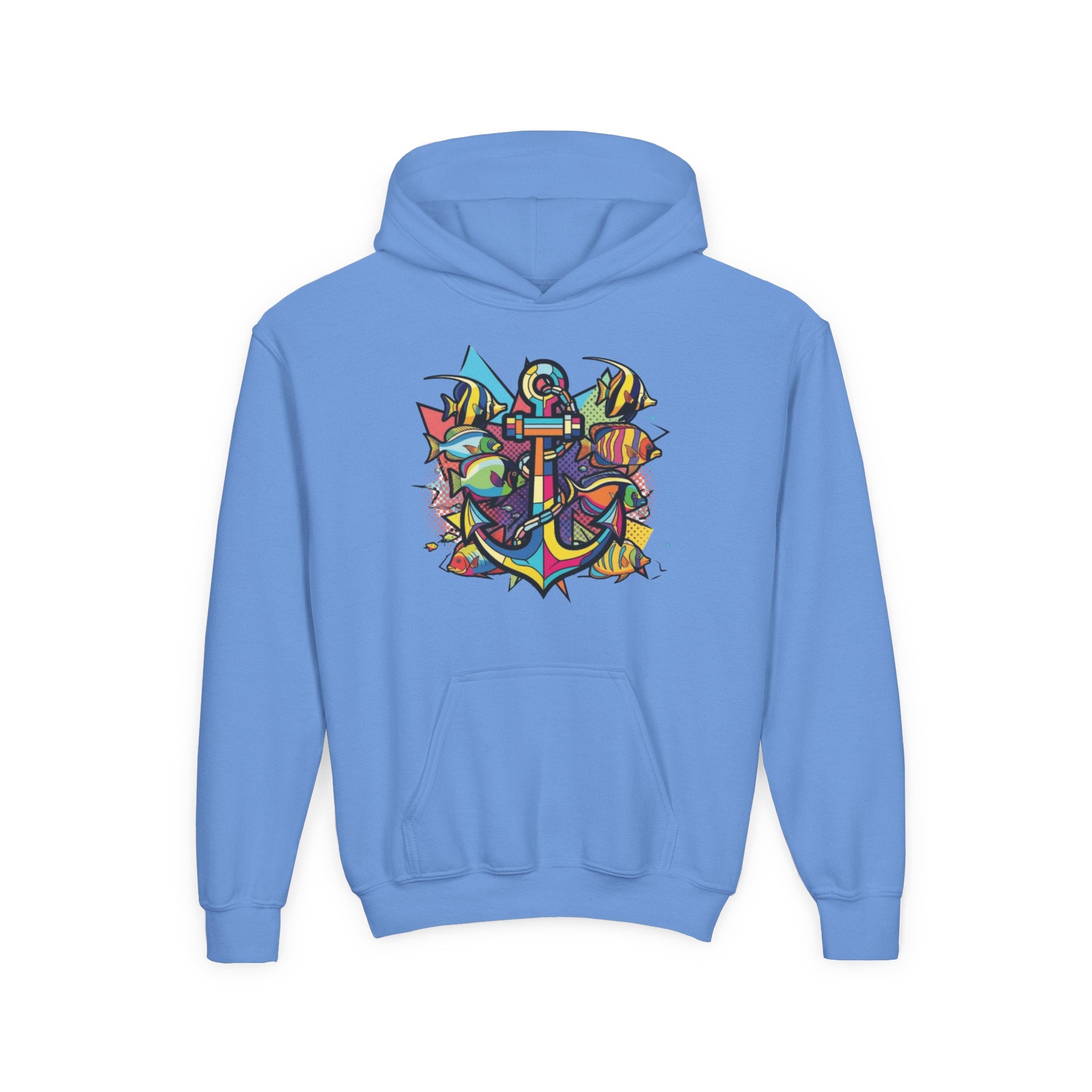 Copy of Youth Sailing Yacht, Double-sided print Sailing Heavy Blend Hoodie - Nautical Sweatshirt for Ocean Lovers, Sailors, Sea Enthusiasts - Boat Adventure Jumper, Maritime Pullover,