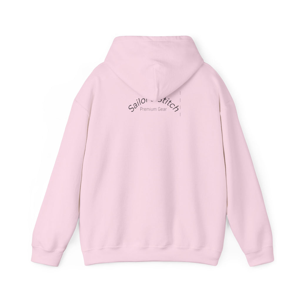 Red /Pink Sailors Unisex Hooded & Custom Name Sweatshirt, Nautical apparel, Cozy Beachwear, Mermaid Design, Perfect for Adventurers, Sea Lovers