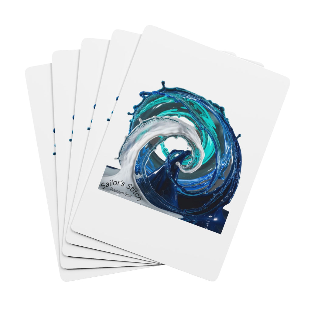 Sailors Stitch Poker Playing Cards Set, Custom name option, Unique Card Games, Gift for Poker Lovers, Casino Night Accessories