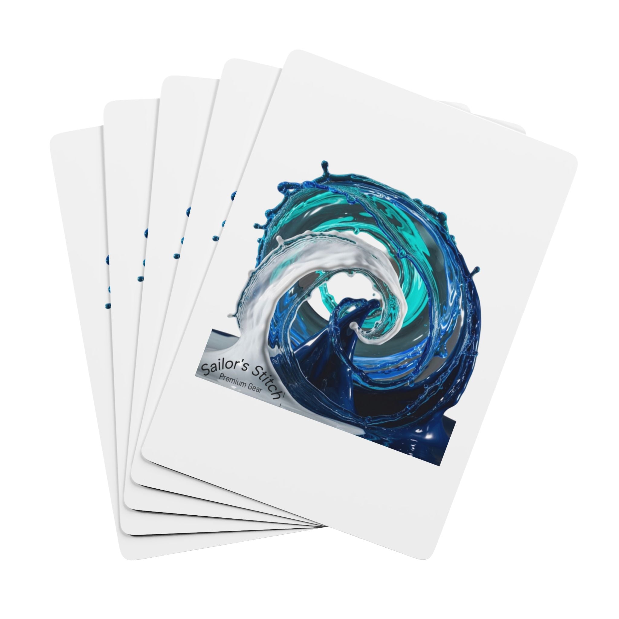 Sailors Stitch Poker Playing Cards Set, Custom name option, Unique Card Games, Gift for Poker Lovers, Casino Night Accessories