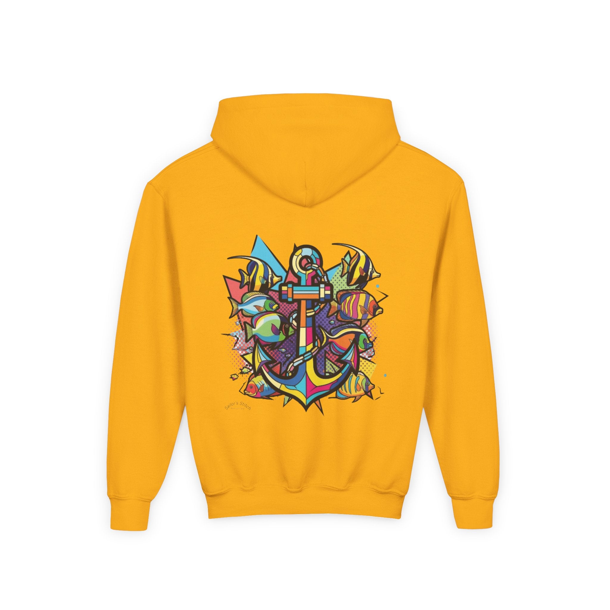Copy of Youth Sailing Yacht, Double-sided print Sailing Heavy Blend Hoodie - Nautical Sweatshirt for Ocean Lovers, Sailors, Sea Enthusiasts - Boat Adventure Jumper, Maritime Pullover,