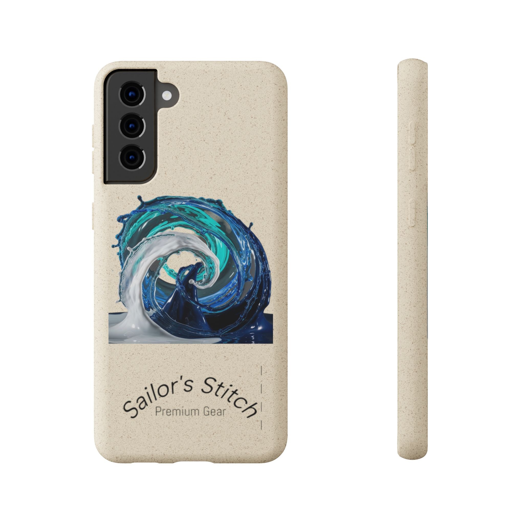 Eco-Friendly Sailboat iPhone or Samsung Phone Case | Biodegradable Case, Ocean Gift, Sustainable Accessories, Nature-Inspired Phone Cover