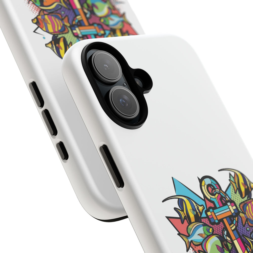 Pop Art Anchor Sailors Stitch Tough Phone Case - customisable crew name