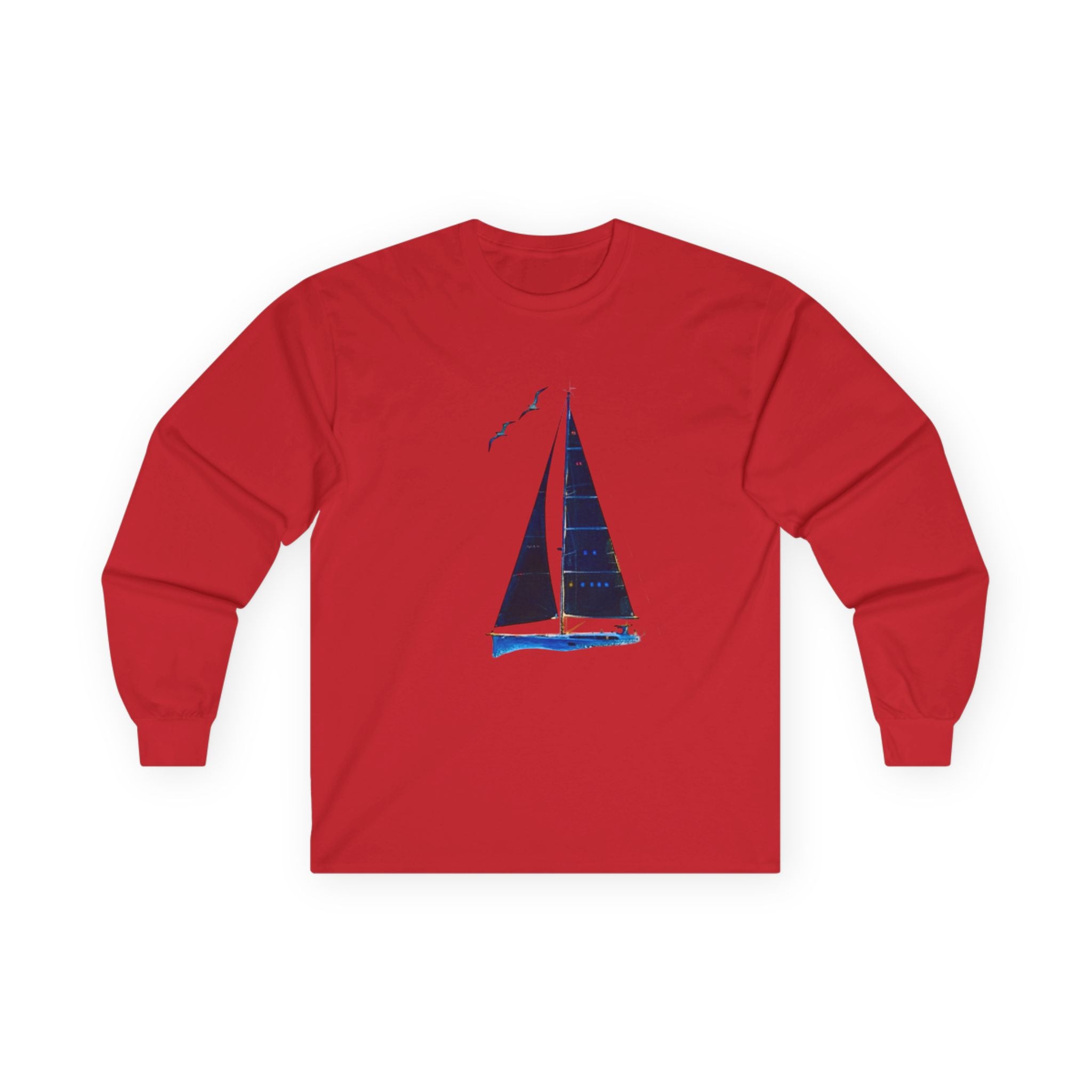 Yacht Sailing Sweatshirt - Personalisable Crew Neck Pullover, Nautical Gift, Ocean Lover Jumper, Customizable Boat Apparel, Sailor Layer, Nautical Gift