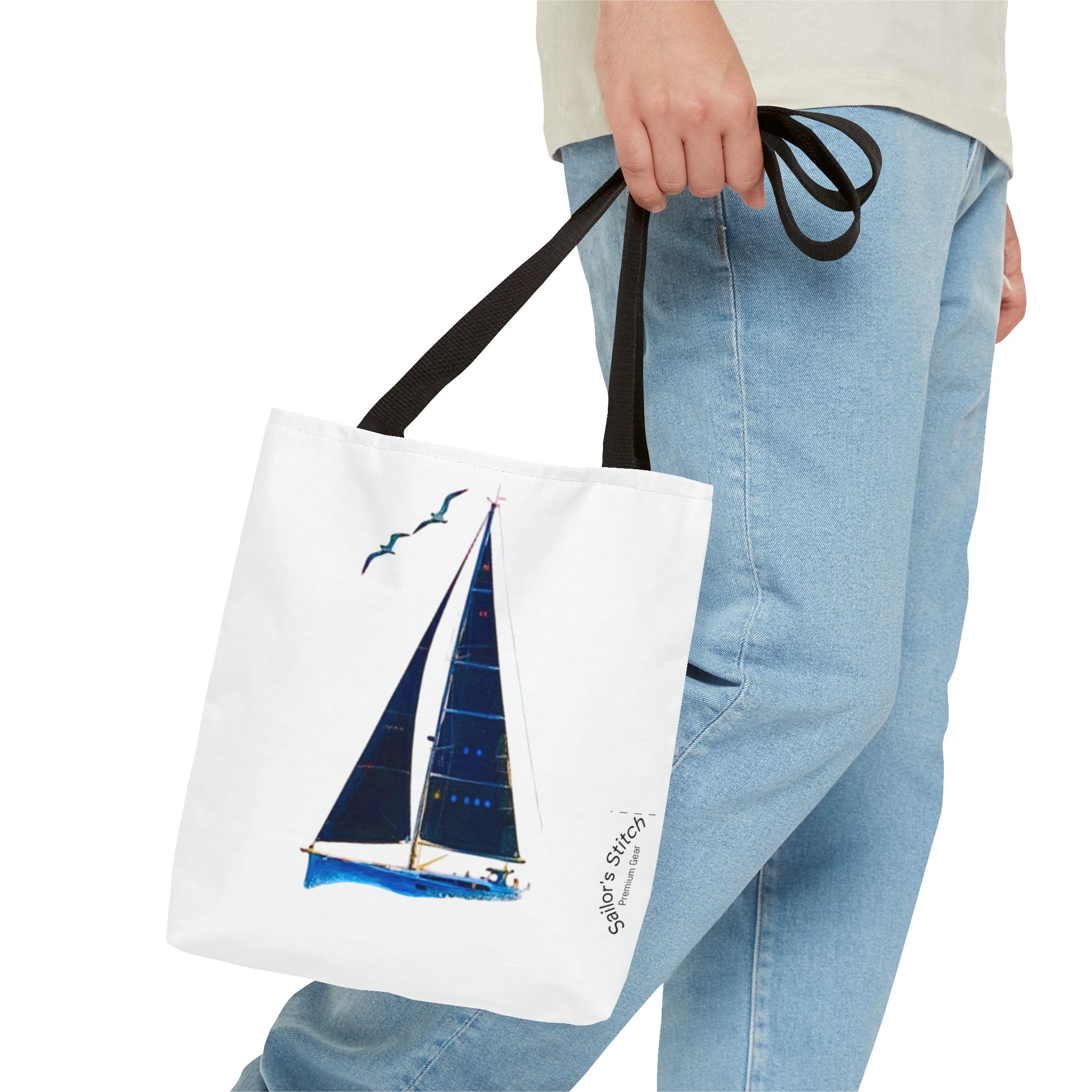 Sailor’s Stitch Yacht Art Anchor Tote Sack Bag, Beach Bag, Summer Accessory, Nautical Gift, Reusable Shopping Tote, Art Print Handbag, Nautical accessories, Sailor’s sack bag,