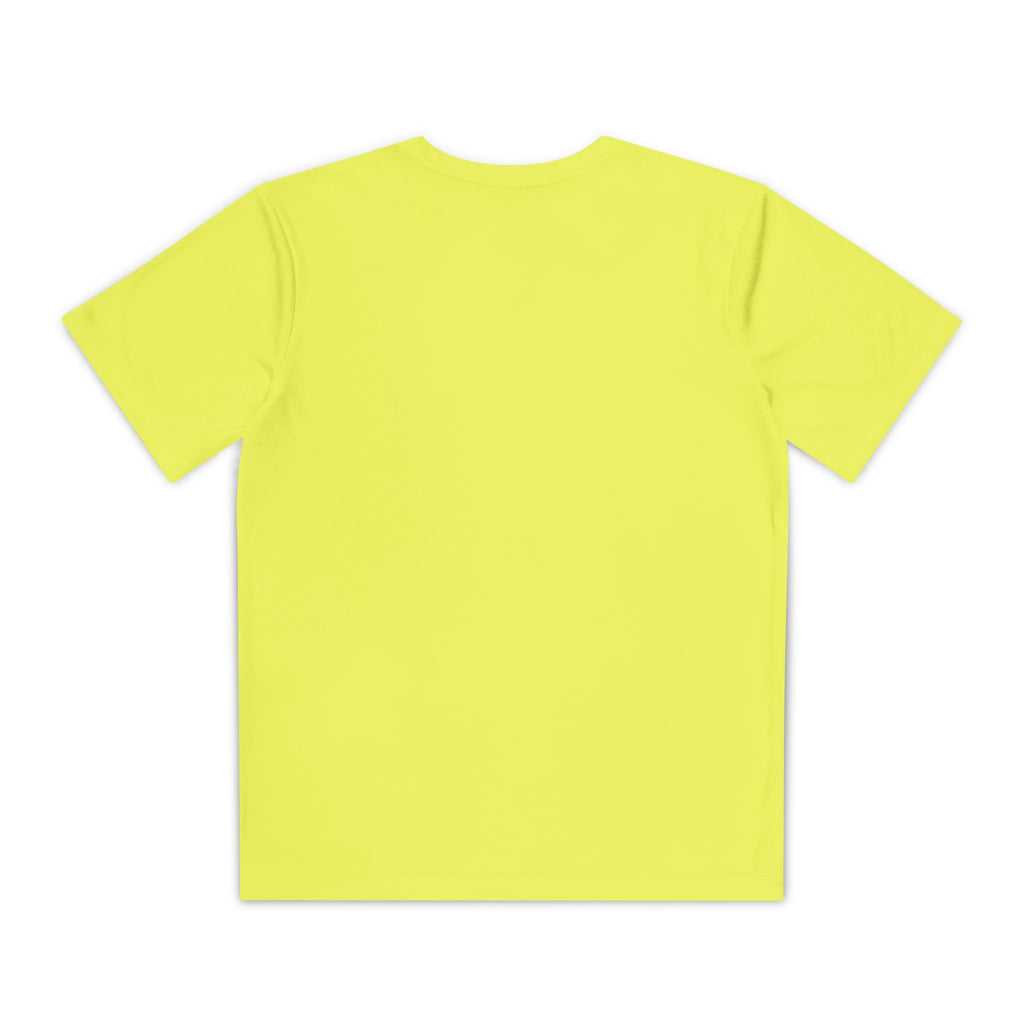 Pop Art Anchor Youth Neon Visibility Sailing Safety Boat Tee, Youth Competitor T-Shirt, Sporty Regatta Top, Summer Boating Shirt, Sailboat Racing Apparel