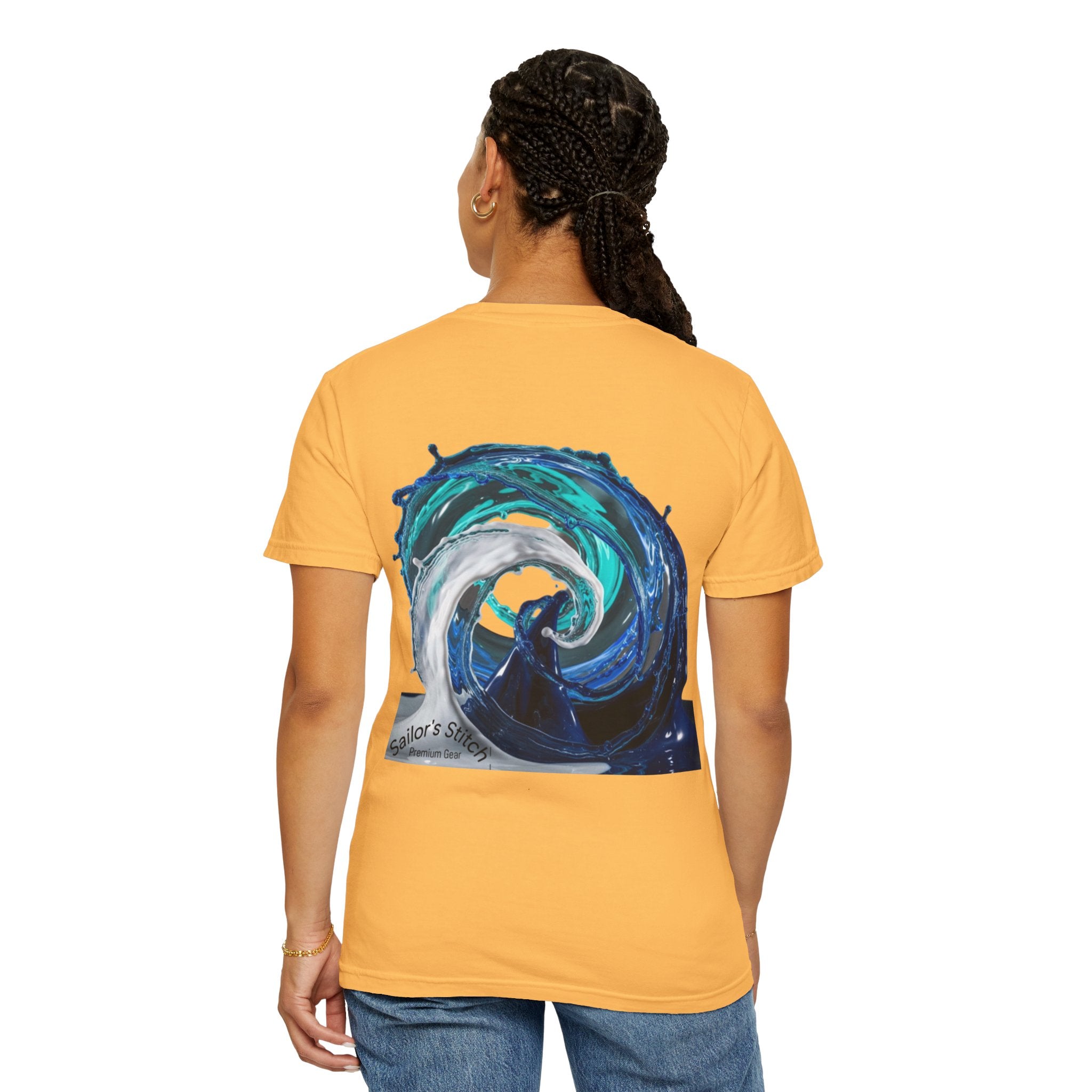 Sailor’s Stitch T-Shirt with Yacht Design, Casual Tee for Everyday Wear, Gift for Nature Lovers, Summer Vibes, Beachwear