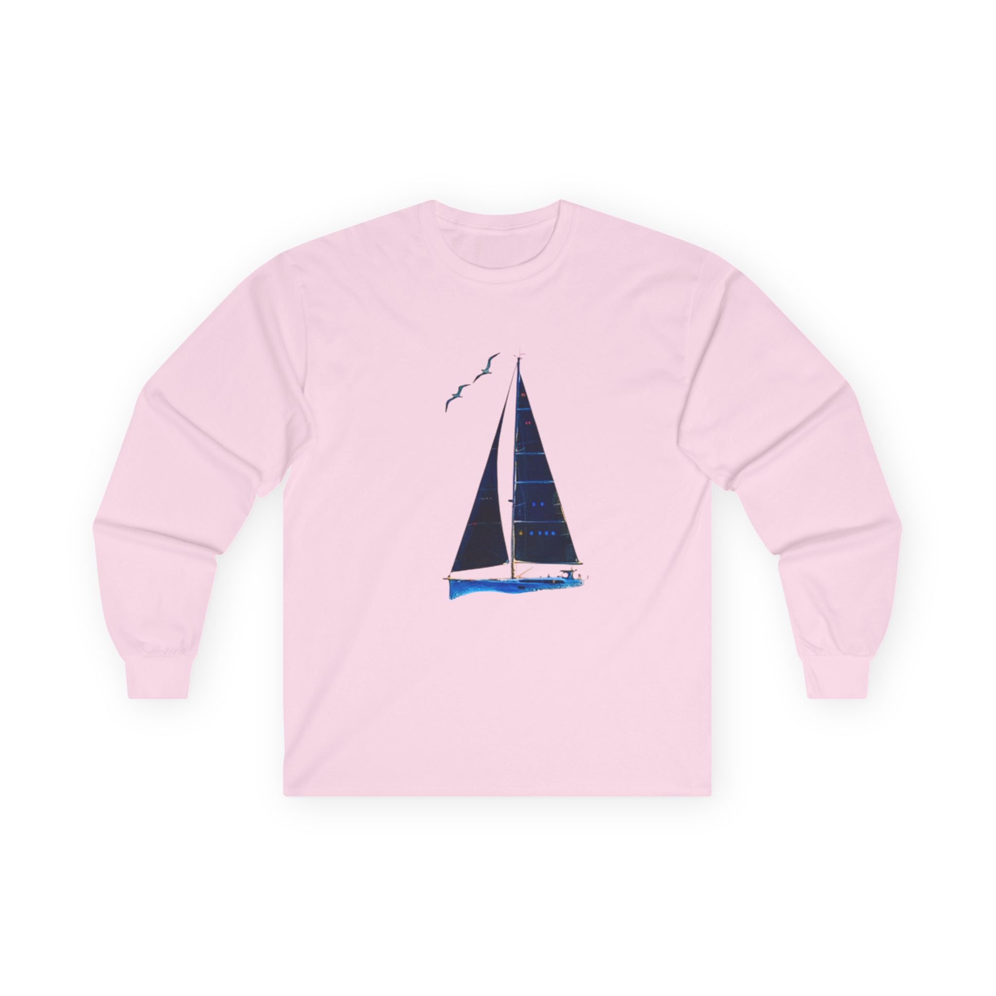 Yacht Sailing Sweatshirt - Personalisable Crew Neck Pullover, Nautical Gift, Ocean Lover Jumper, Customizable Boat Apparel, Sailor Layer, Nautical Gift