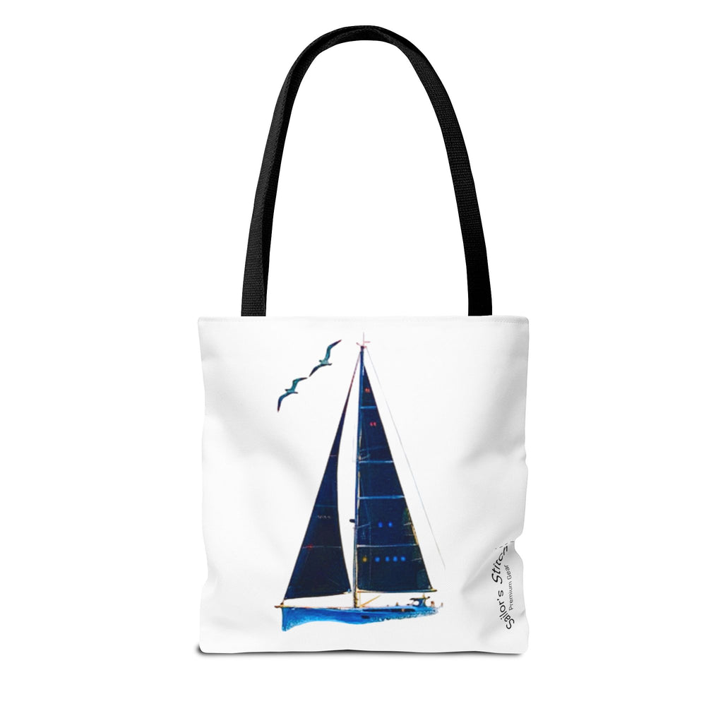 Sailor’s Stitch Yacht Art Anchor Tote Sack Bag, Beach Bag, Summer Accessory, Nautical Gift, Reusable Shopping Tote, Art Print Handbag, Nautical accessories, Sailor’s sack bag,