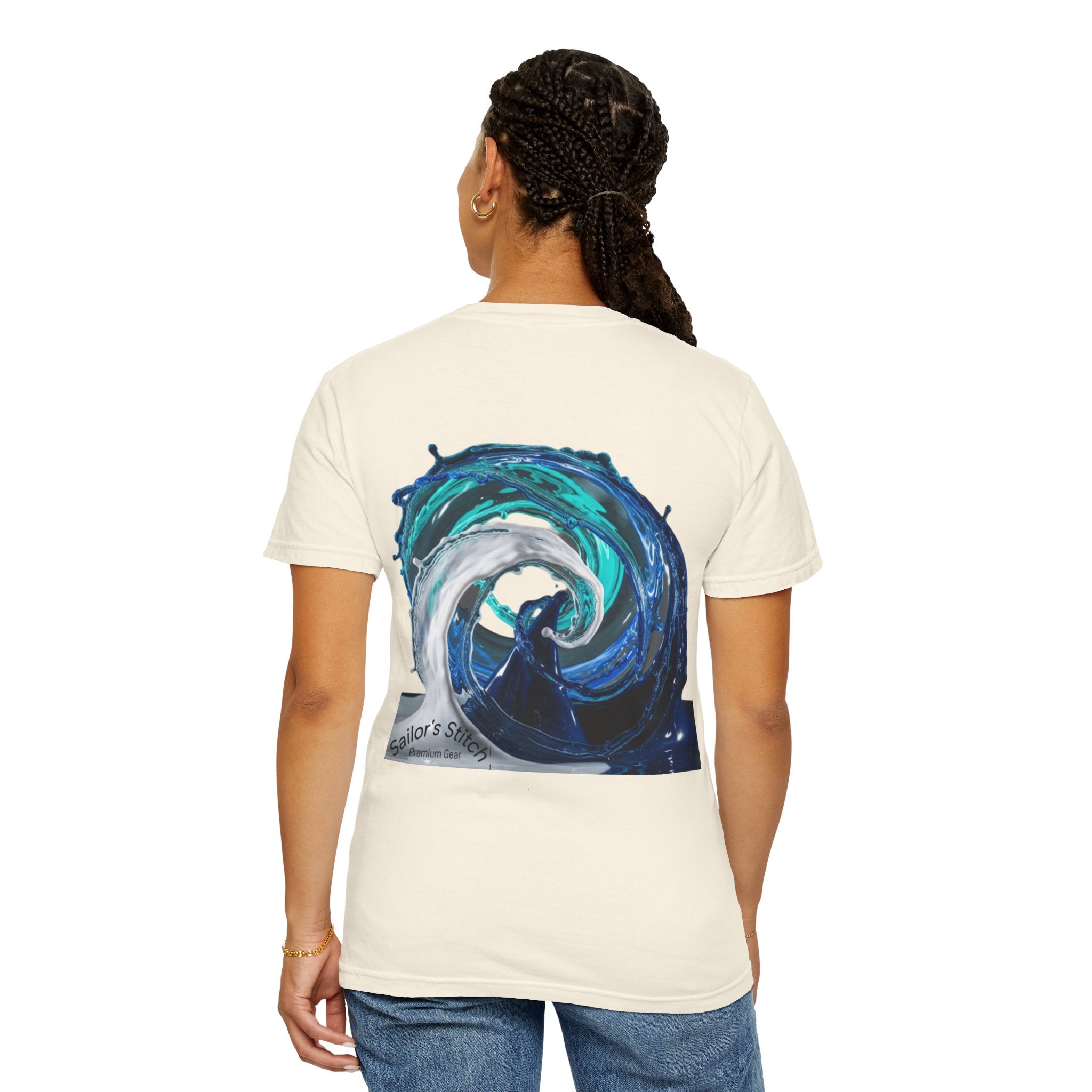 Sailor’s Stitch T-Shirt with Yacht Design, Casual Tee for Everyday Wear, Gift for Nature Lovers, Summer Vibes, Beachwear