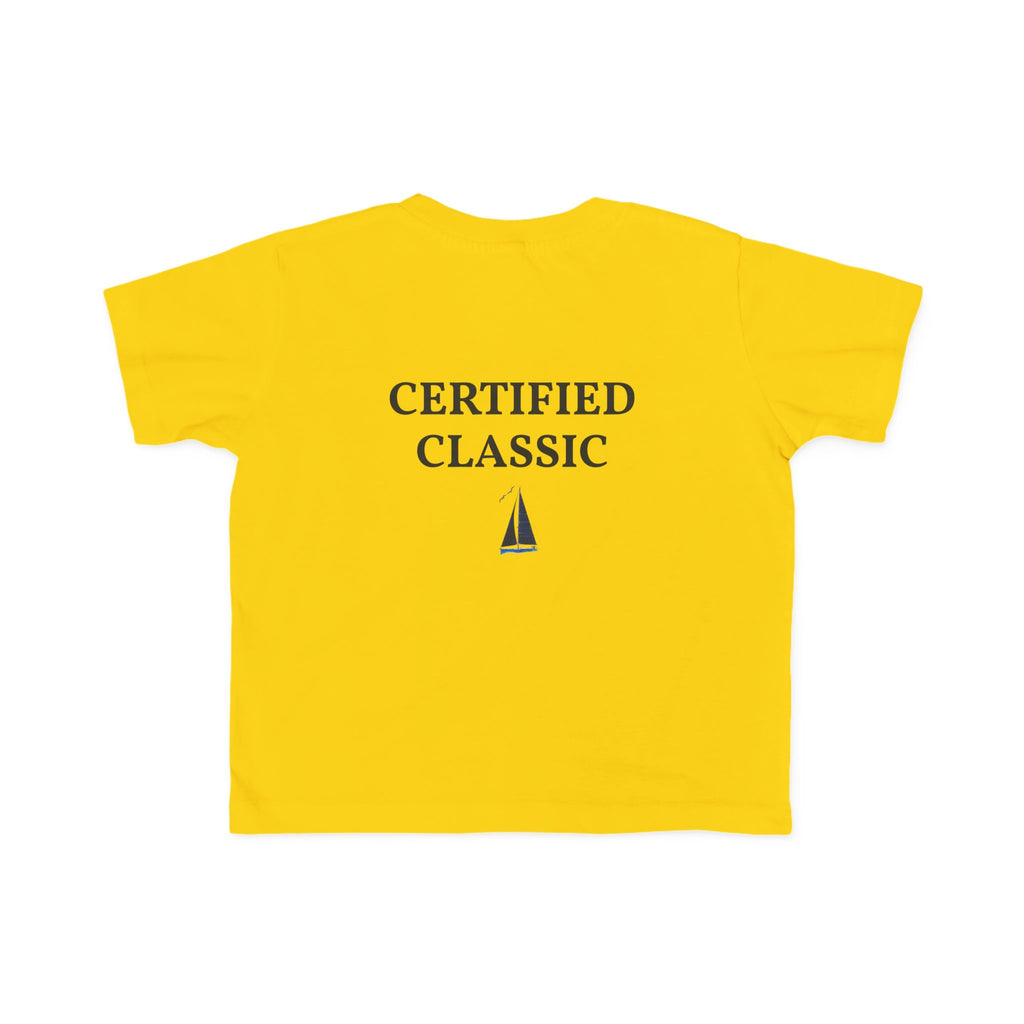 Toddler Tee ‘Certified Classic’ Pop Art Anchor Themed Toddler Tee | Perfect for Nautical Adventures, Beach Days, Summer Outfits, Birthday Gifts, Family Vacations