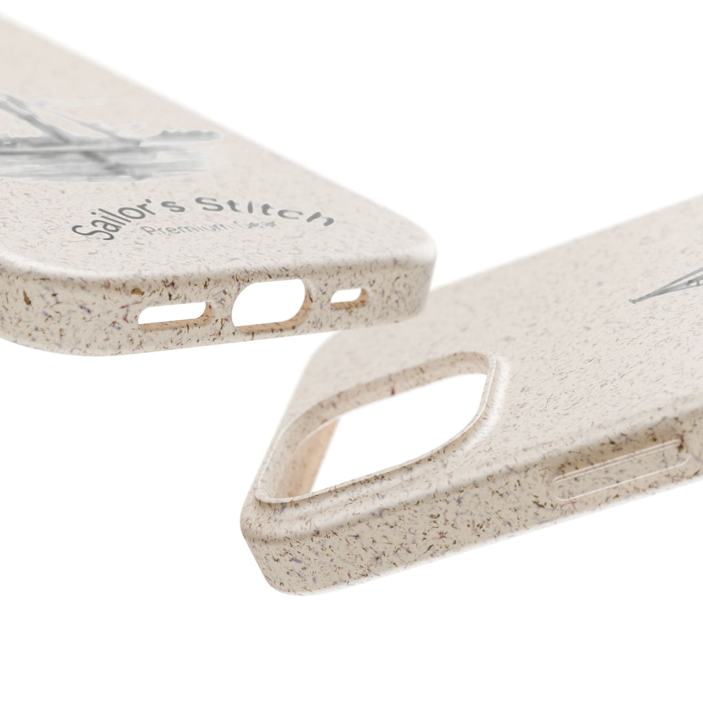 Eco-Friendly Sailboat Phone Case | Biodegradable Case, Ocean Lover Gift, Sustainable Accessories, Nature-Inspired Phone Cover