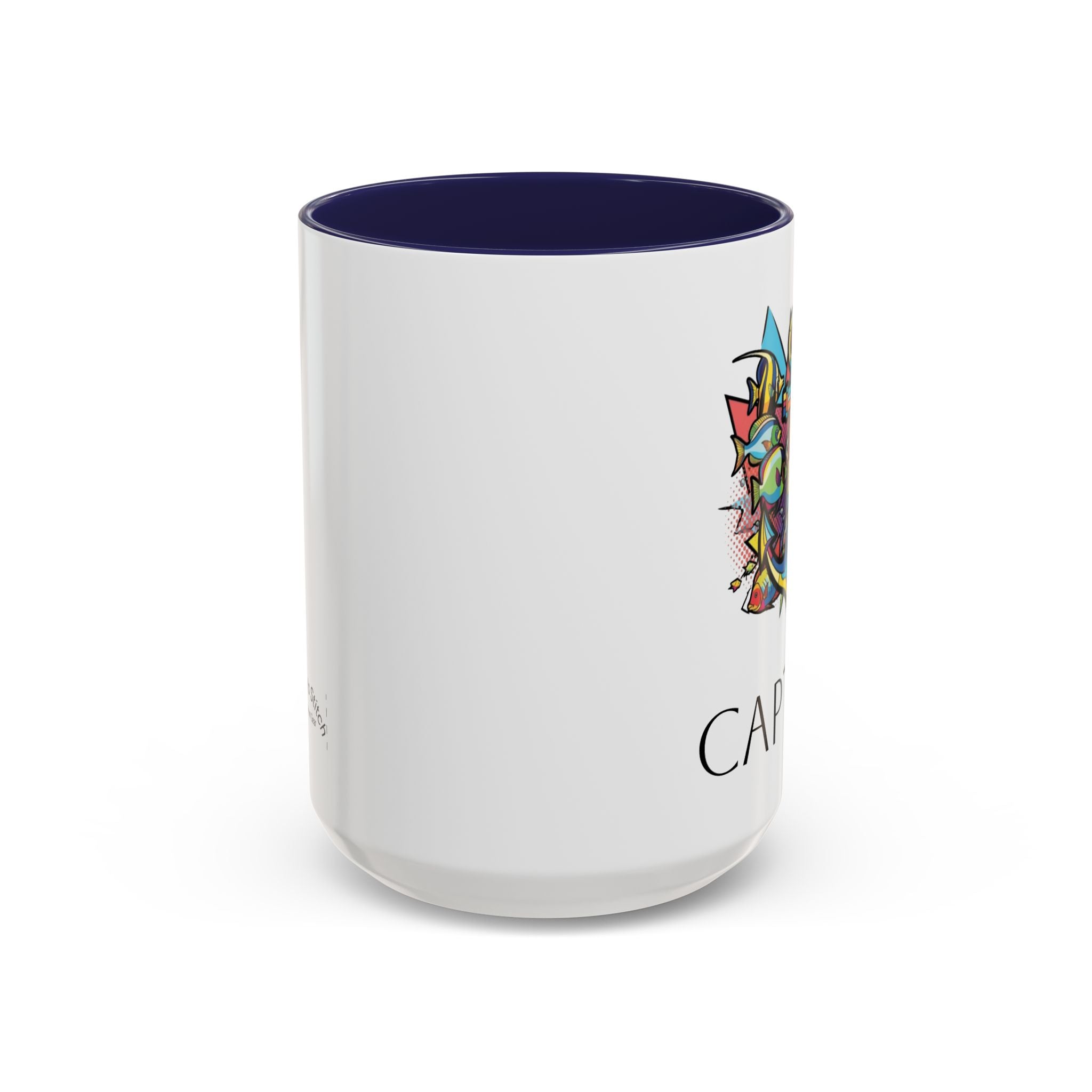 Sailors Pop Art Anchor Captain Mug, Nautical Coffee Cup, Sea Lover Gift, Ship Captain Tea Mug, Coastal Decor Kitchen Accessories