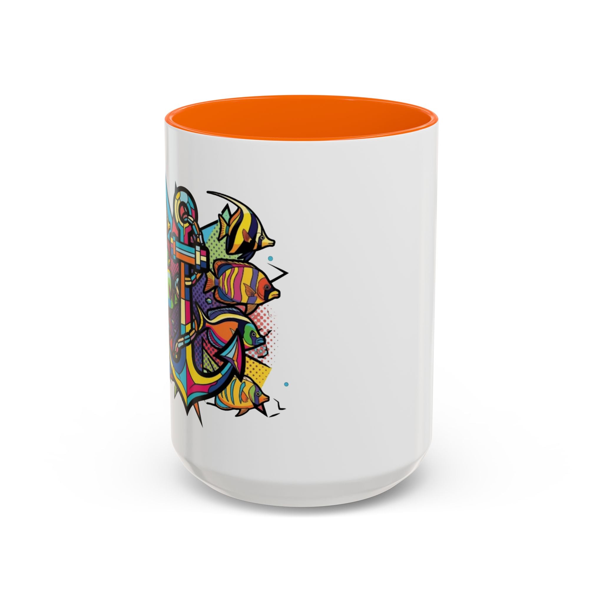 Pop Art Anchor Sailing Mug, Nautical Coffee Cup, Ocean Lover Gift, Sailboat Tea Mug, Maritime Kitchen Decor, Sailor Mugs, Beach Theme Cup, Galley accessories