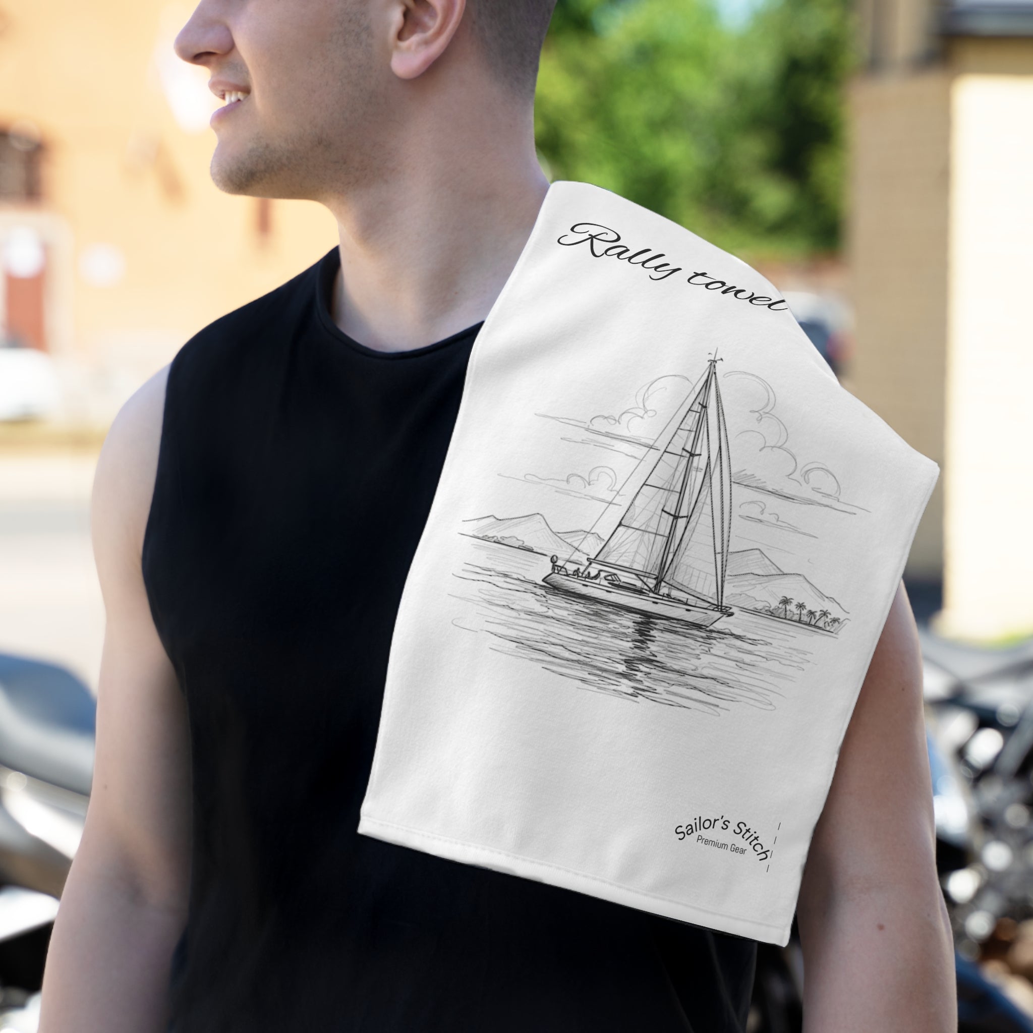 Sailors Rally Towel - Beach Decor, Outdoor Events, Gifts for Sailors, Summer Fun, Nautical Accessories