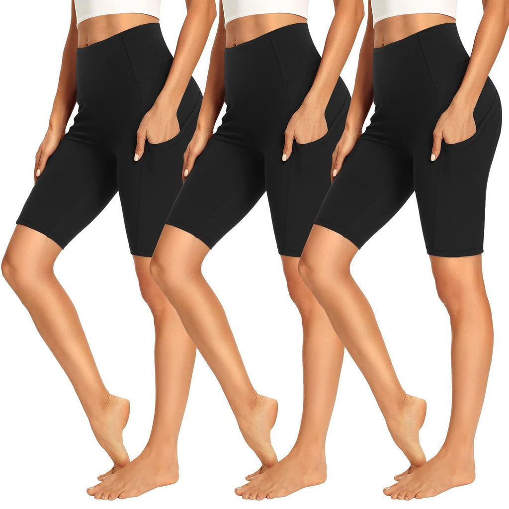Spandex ( triple pack )Sailing Under Layer Shorts For Women High Waist Layer With Pockets -  Extra Layer Sailing Spandex Shorts