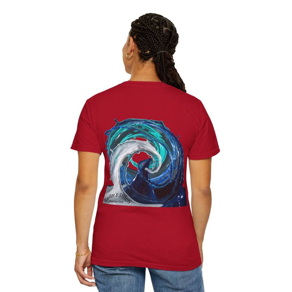 Sailor’s Stitch T-Shirt with Yacht Design, Casual Tee for Everyday Wear, Gift for Nature Lovers, Summer Vibes, Beachwear