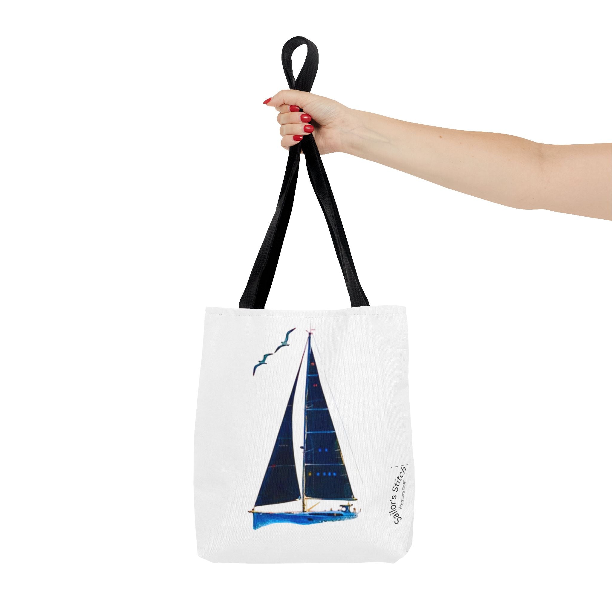 Sailor’s Stitch Yacht Art Anchor Tote Sack Bag, Beach Bag, Summer Accessory, Nautical Gift, Reusable Shopping Tote, Art Print Handbag, Nautical accessories, Sailor’s sack bag,