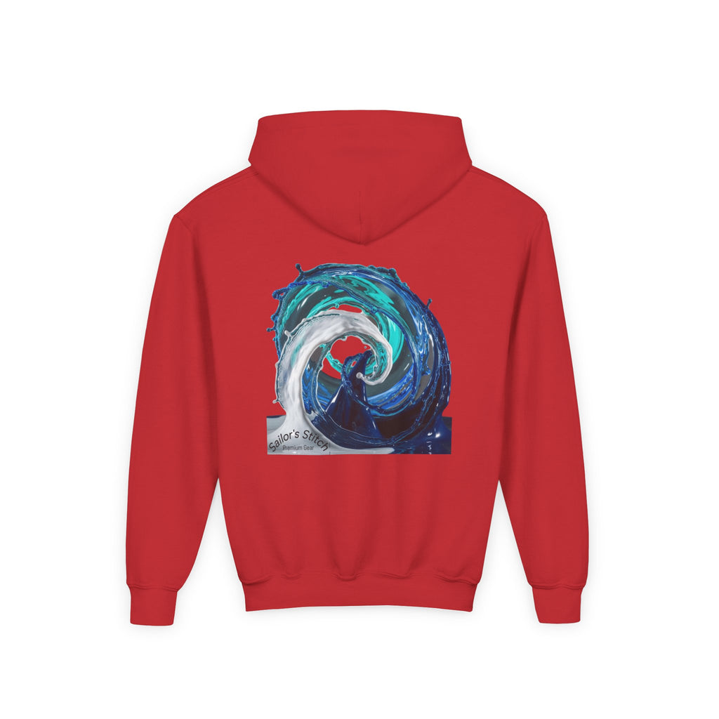 Sailing Wave Heavy Blend Hoodie - Nautical Sweatshirt for Ocean Lovers, Sailors, Sea Enthusiasts - Boat Adventure Jumper, Maritime Pullover, Nautical apparel