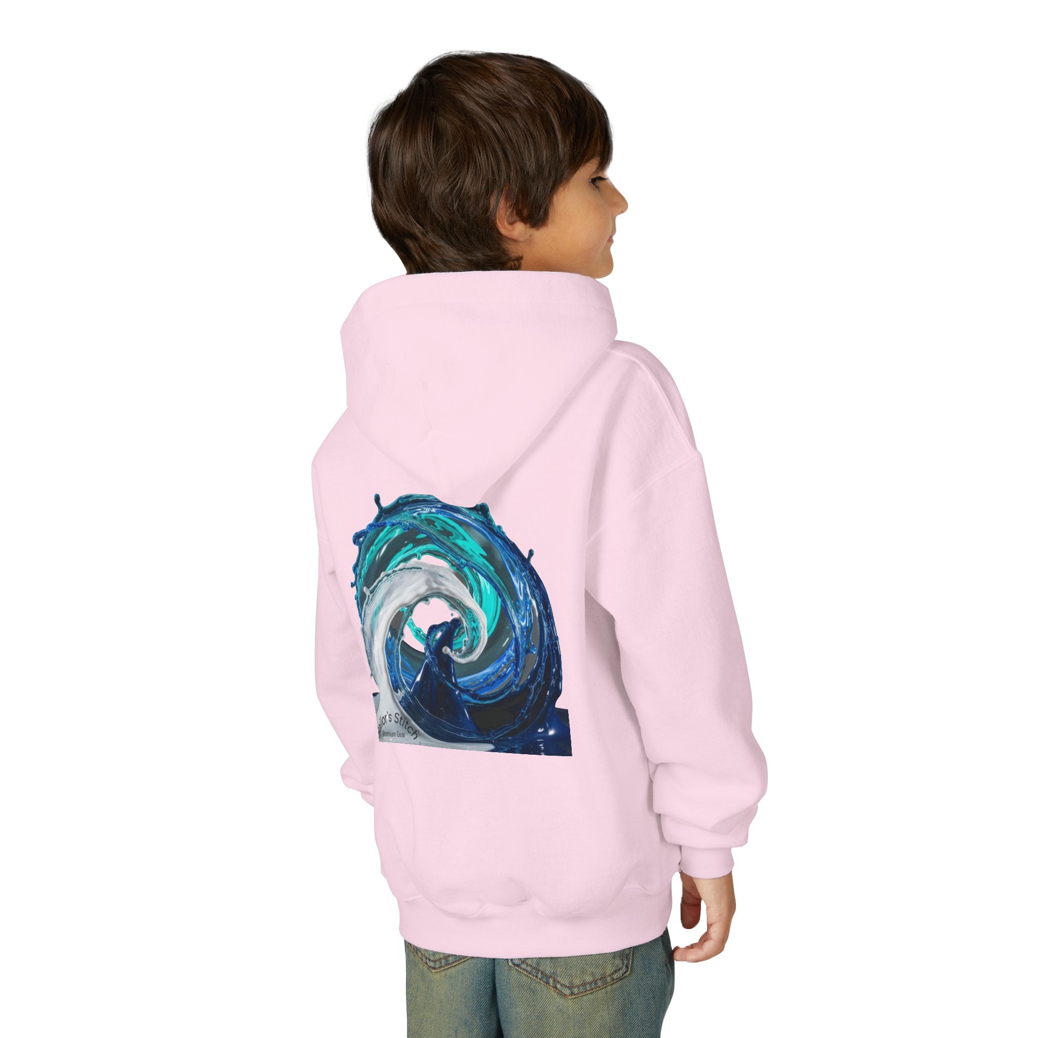 Yacht Wave Heavy Blend Hoodie - Nautical Sweatshirt for Ocean Lovers, Custom name option, Sailors, Sea Enthusiasts - Boat apparel, Jumper, Maritime Pullover,