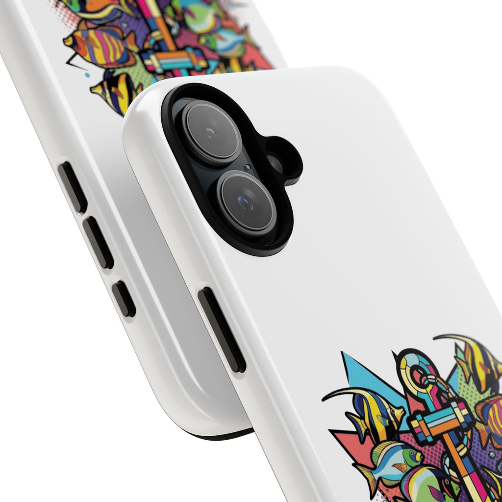 Pop Art Anchor Sailors Stitch Tough Phone Case - customisable crew name