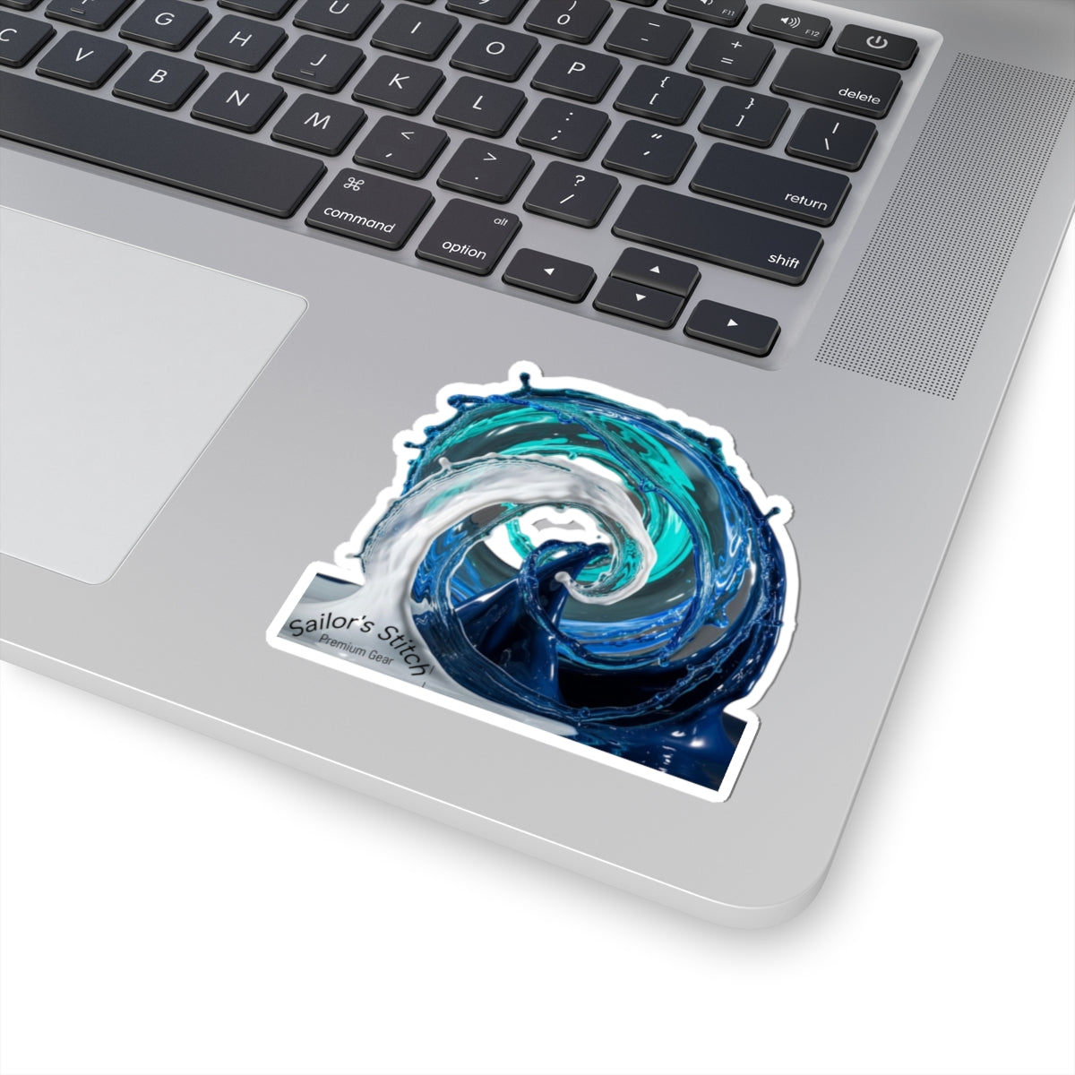 Sailing Wave Kiss-Cut Stickers | Ocean Vibe Decor | Laptop Decals, Nautical Gifts, Watercolor Art, Boho Style Accessories