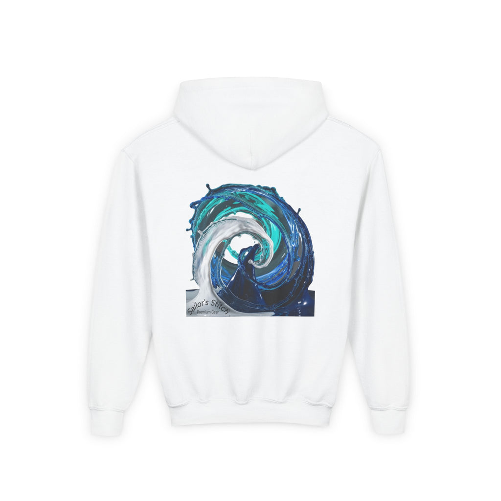 Sailing Wave Heavy Blend Hoodie - Nautical Sweatshirt for Ocean Lovers, Sailors, Sea Enthusiasts - Boat Adventure Jumper, Maritime Pullover, Nautical apparel