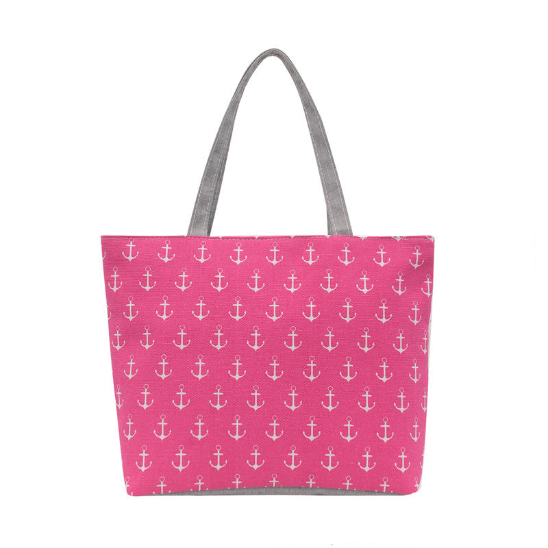 Printed Boat Anchor Tote Sack Bag