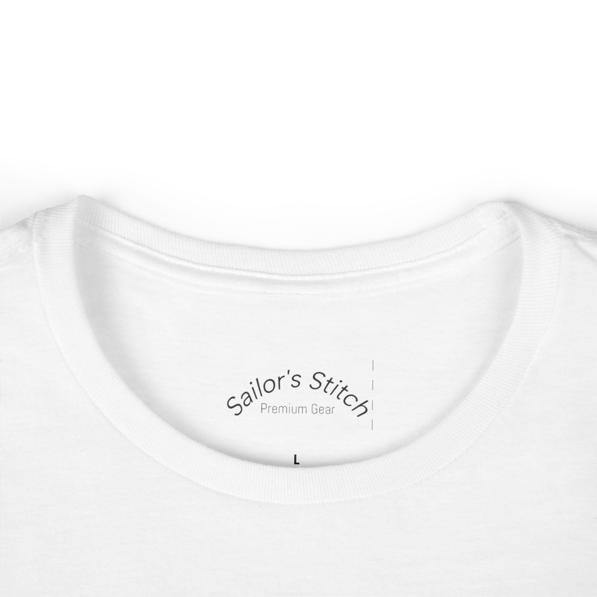 Sailors Stitch Women's Softstyle Yacht Design Sailing Tee - customisation option