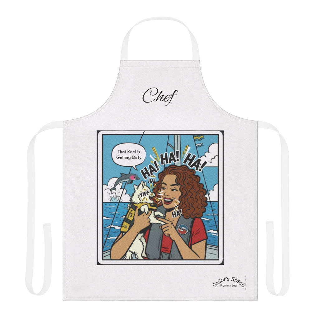 Yacht Galley Chefs Apron, Sailing Galley Custom Name Option, Kitchen Apron, Cooking Apron, Personalized Apron, Gift for Chef, Customized Apron, Boat galley accessories