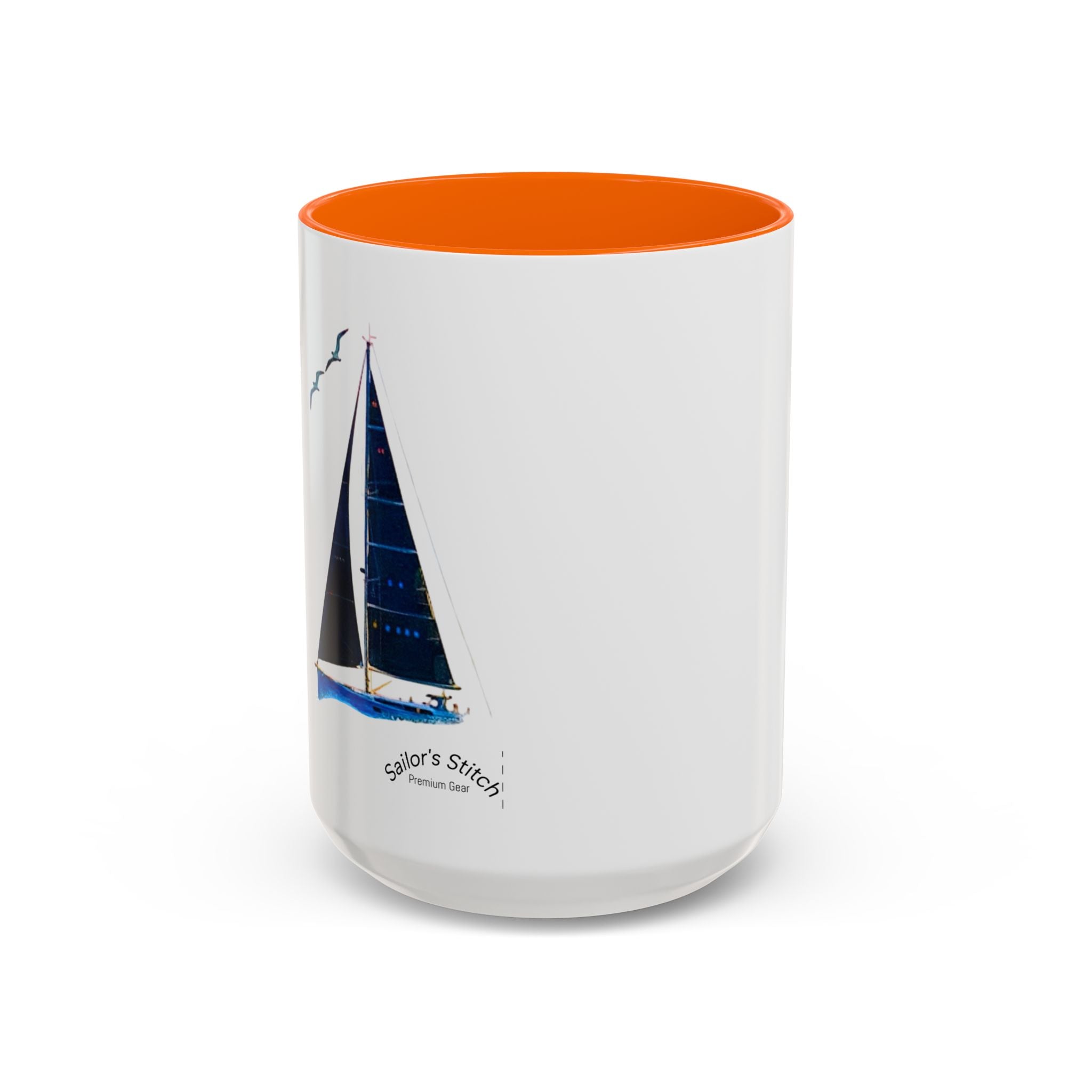 Sailing Yacht Mug, Nautical Coffee Cup, Ocean Lover Gift, Sailboat Tea Mug, Maritime Kitchen Decor, Sailor Mugs, Beach Theme Cup