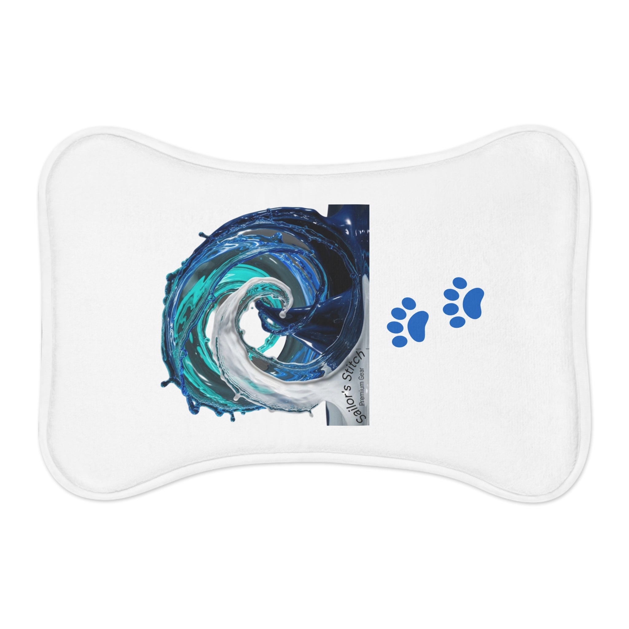 Sailor Dog Feeding Mat, Cute Pet accessories Dish Mat, Cat Food Mat, Non-Slip Dog Bowl Mat, Animal Lover Gift, Puppy Placemat