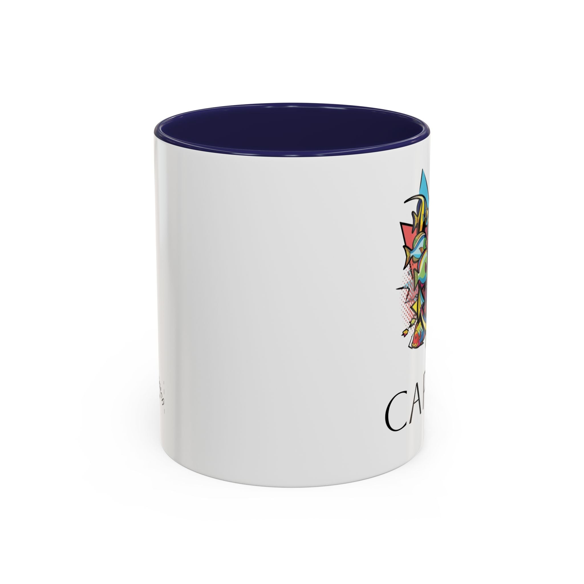 Sailors Pop Art Anchor Captain Mug, Nautical Coffee Cup, Sea Lover Gift, Ship Captain Tea Mug, Coastal Decor Galley Accessories