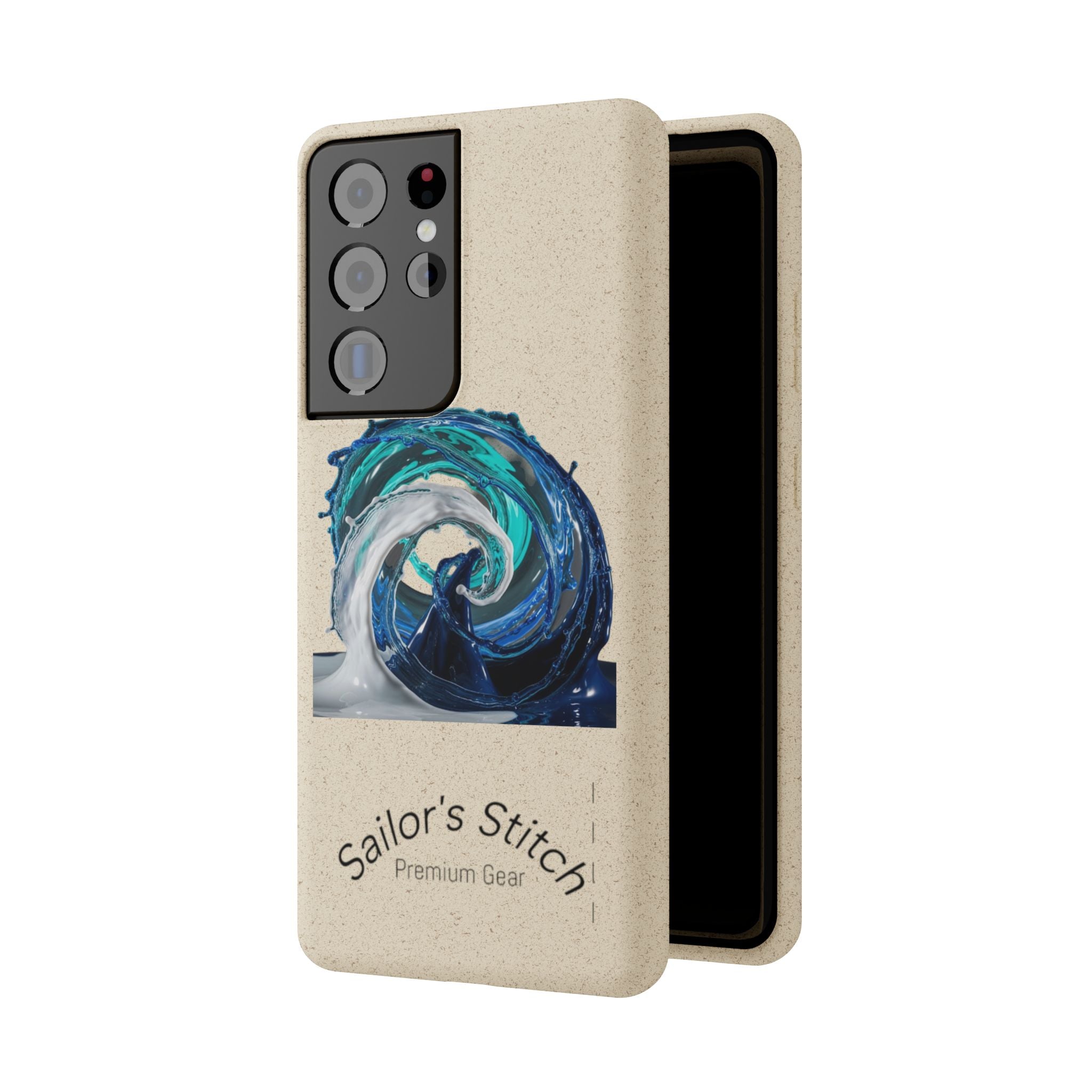 Eco-Friendly Sailboat iPhone or Samsung Phone Case | Biodegradable Case, Ocean Gift, Sustainable Accessories, Nature-Inspired Phone Cover