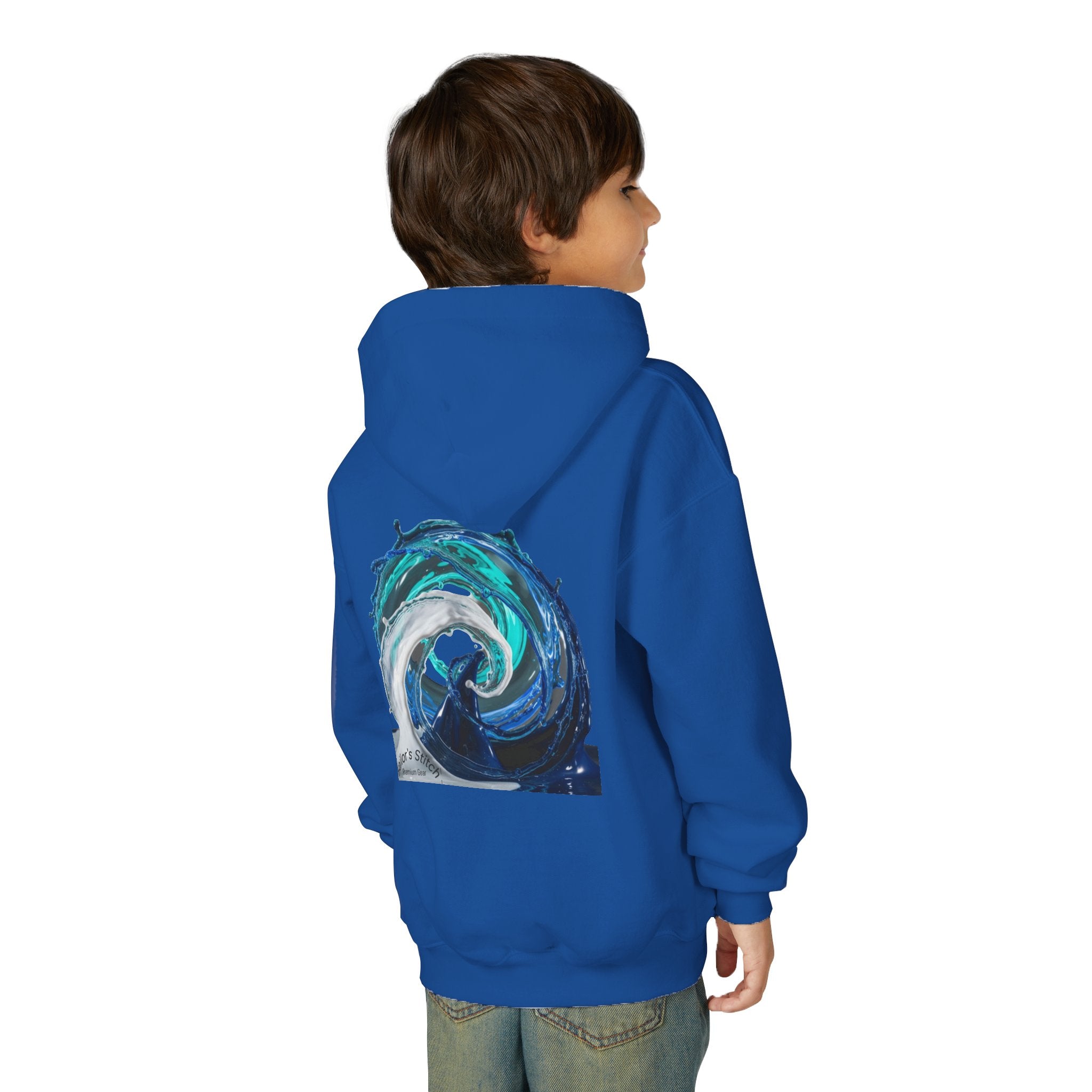 Sailing Wave Heavy Blend Hoodie - Nautical Sweatshirt for Ocean Lovers, Sailors, Sea Enthusiasts - Boat Adventure Jumper, Maritime Pullover, Nautical apparel