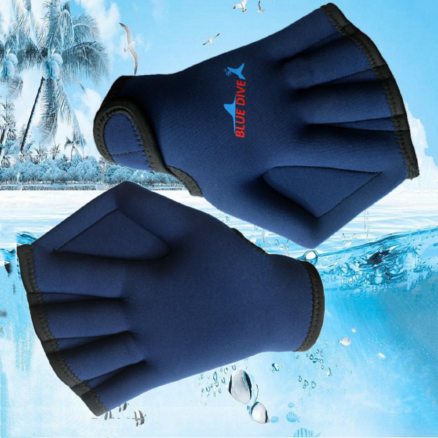 Neoprene Swimming Faster Paddling Webbed Gloves
